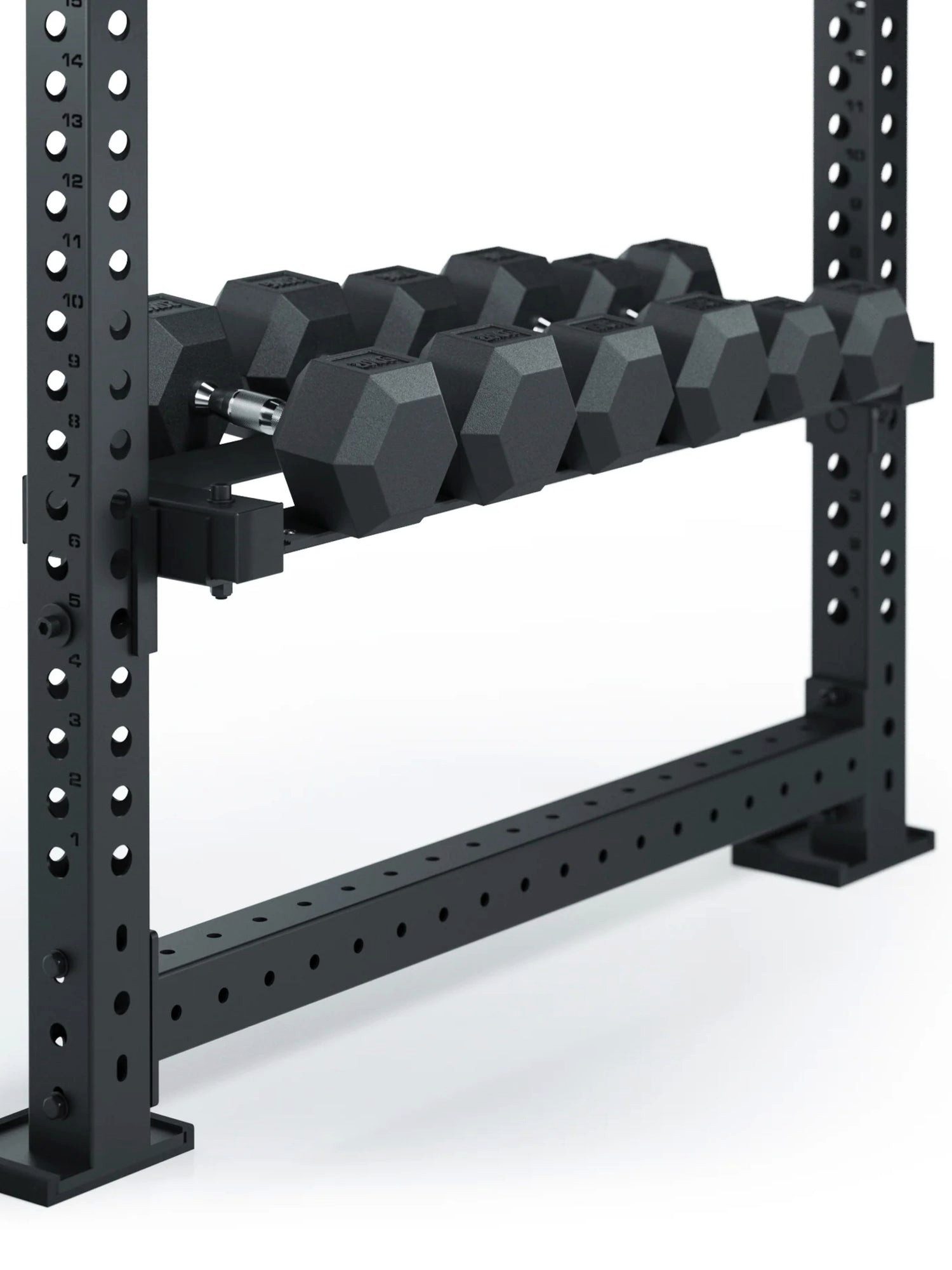 ATLETICA Power Rack R8 Ablage Regal für Kurzhanteln, Hohe Tragkraft