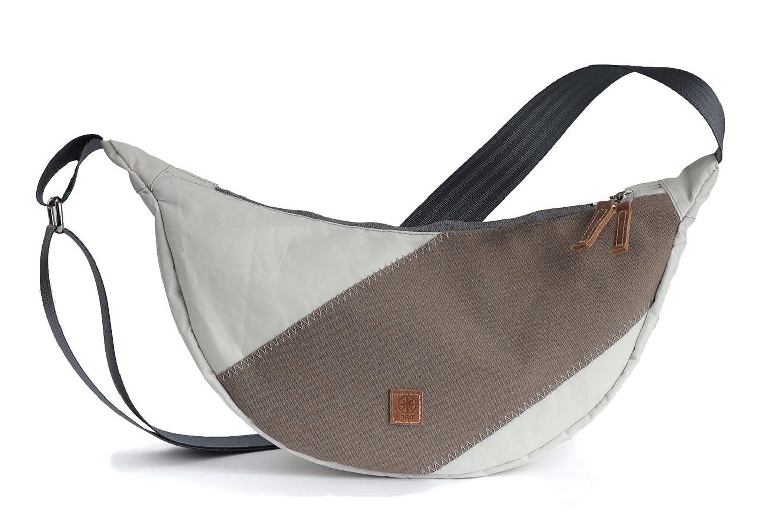 Schultertasche crossbody Schultertasche Roop Moonbag, recyceltes Segeltuch