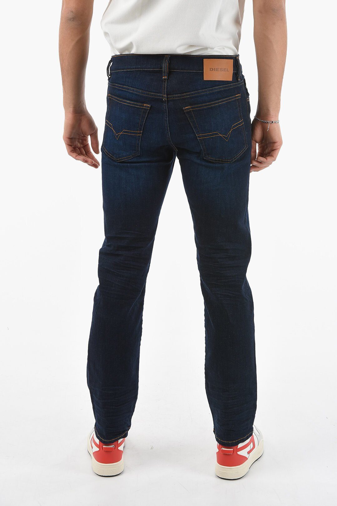 Diesel D-MIHTRY mit Diesel 5-Pocket Style, Straight-Jeans Jeans Herren Stretch-Anteil 0GDAO