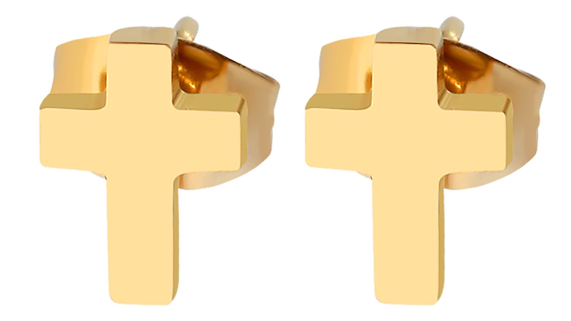 AKZENT Ohrring-Set Adeni Edelstahl Ohrstecker, Kreuz, günstig online kaufen