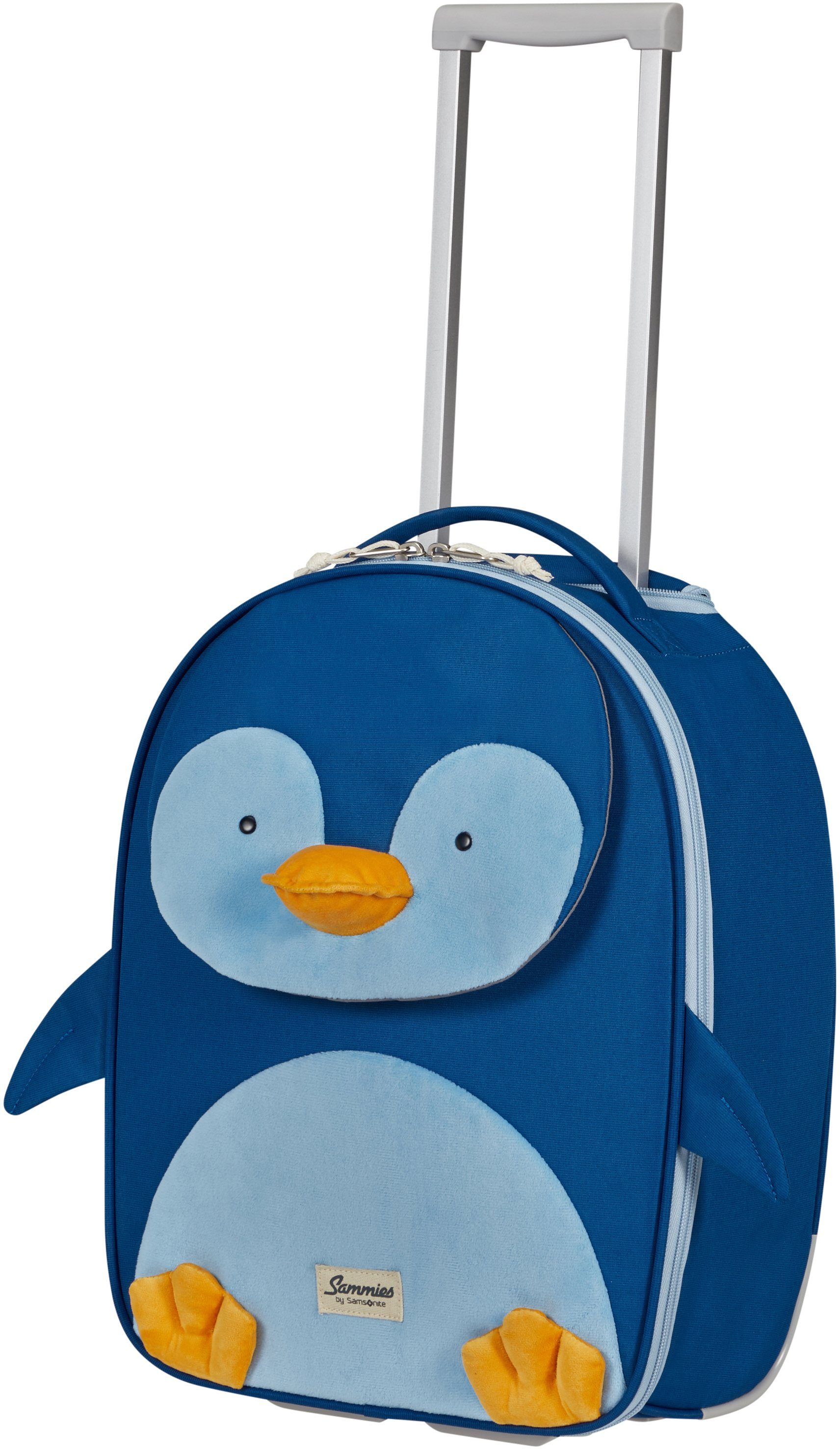 Samsonite Kinderkoffer Happy Sammies ECO, Penguin Peter, 2 Rollen, mit arretierbarem und versenkbarem Druckknopf-Trolleysystem
