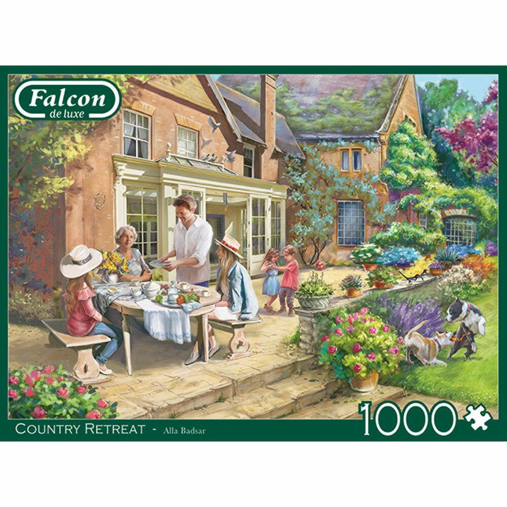 Country 1000 House Jumbo Puzzle Retreat Spiele Puzzleteile 1000 Falcon Teile,