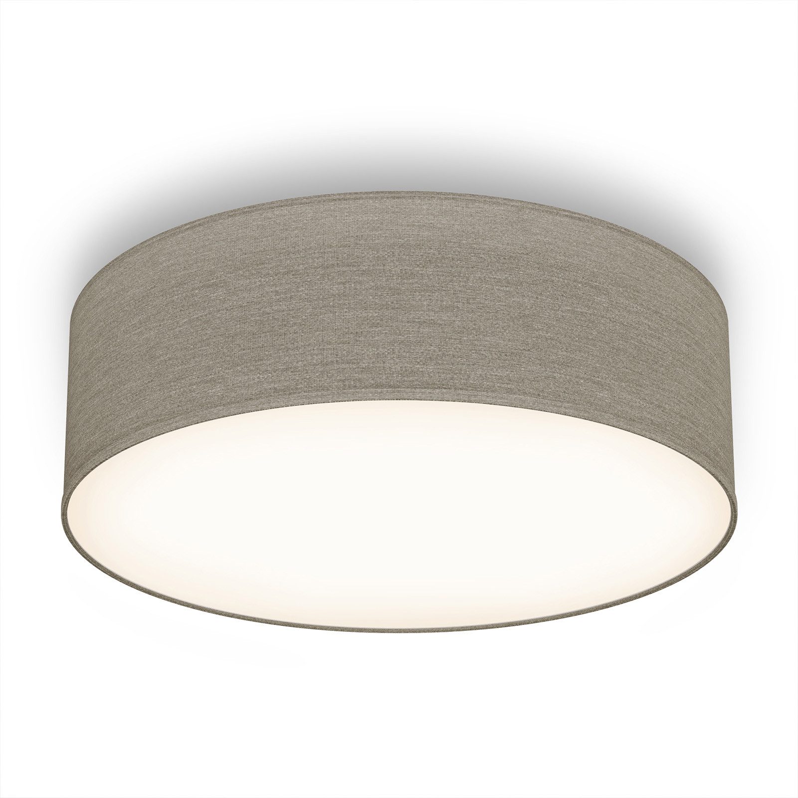 B.K.Licht Deckenleuchte Deckenleuchte Stoff-Deckenlampe Ø30cm 1-flammig günstig online kaufen