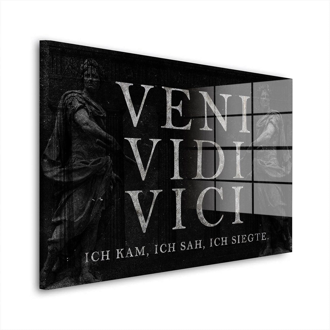 Acrylglasbild Veni Vidi Vici Acrylglas Wandbild Bild Wanddeko Wohnzimmer XL