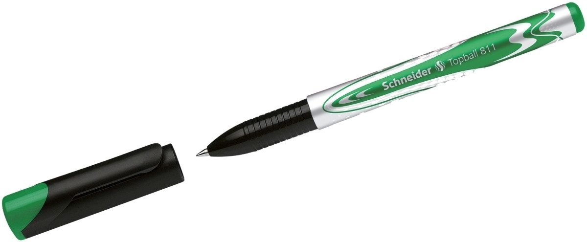 SCHNEIDER Tintenfeinschreiber Tintenkugelschreiber Topball grün