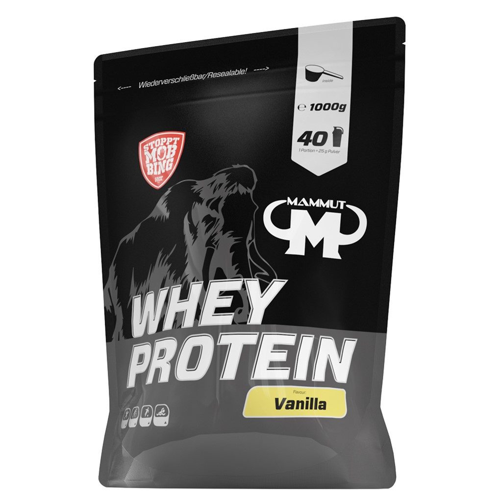Mammut Nutrition Whey Protein - 1000 g Zipp-Beutel Pulver, 1000 g