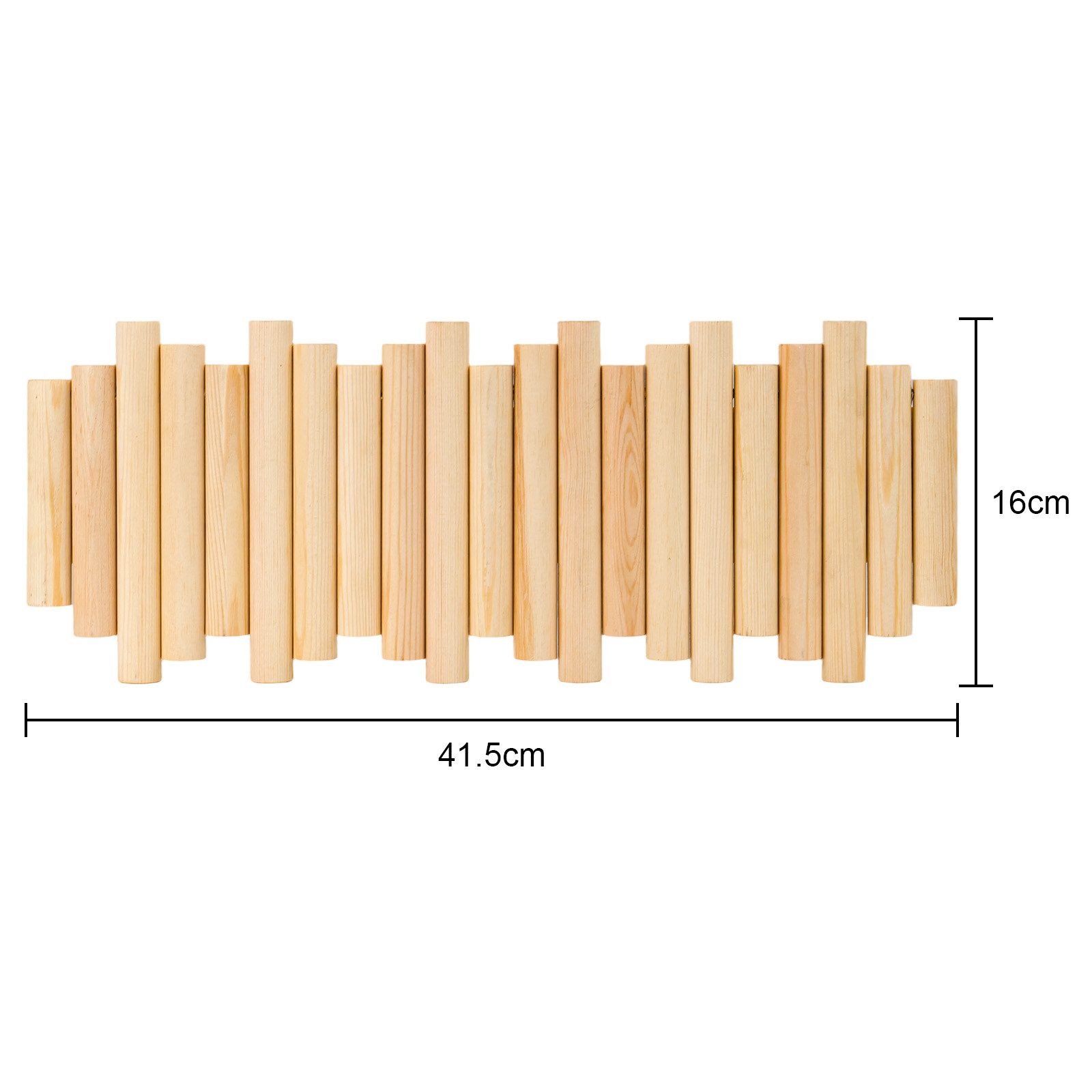 Youyijia Garderobenhaken Garderobenhaken 7 Klapphaken aus Holz, Mäntel, Sch günstig online kaufen