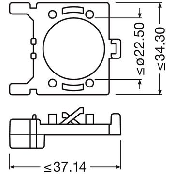 Osram Lampenfassung OSRAM Adapter für Night Breaker H7-LED 64210DA02 Bauart (Kfz-Leuchtmi