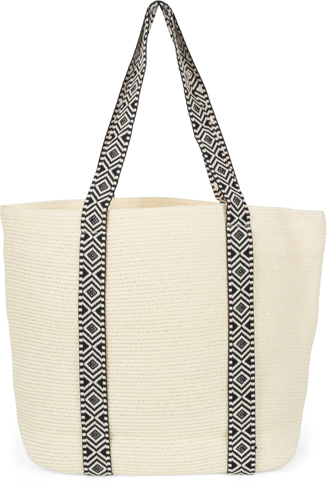 styleBREAKER Strandtasche Papierstroh Strandtasche Azteken Muster (1-tlg). € 40,95