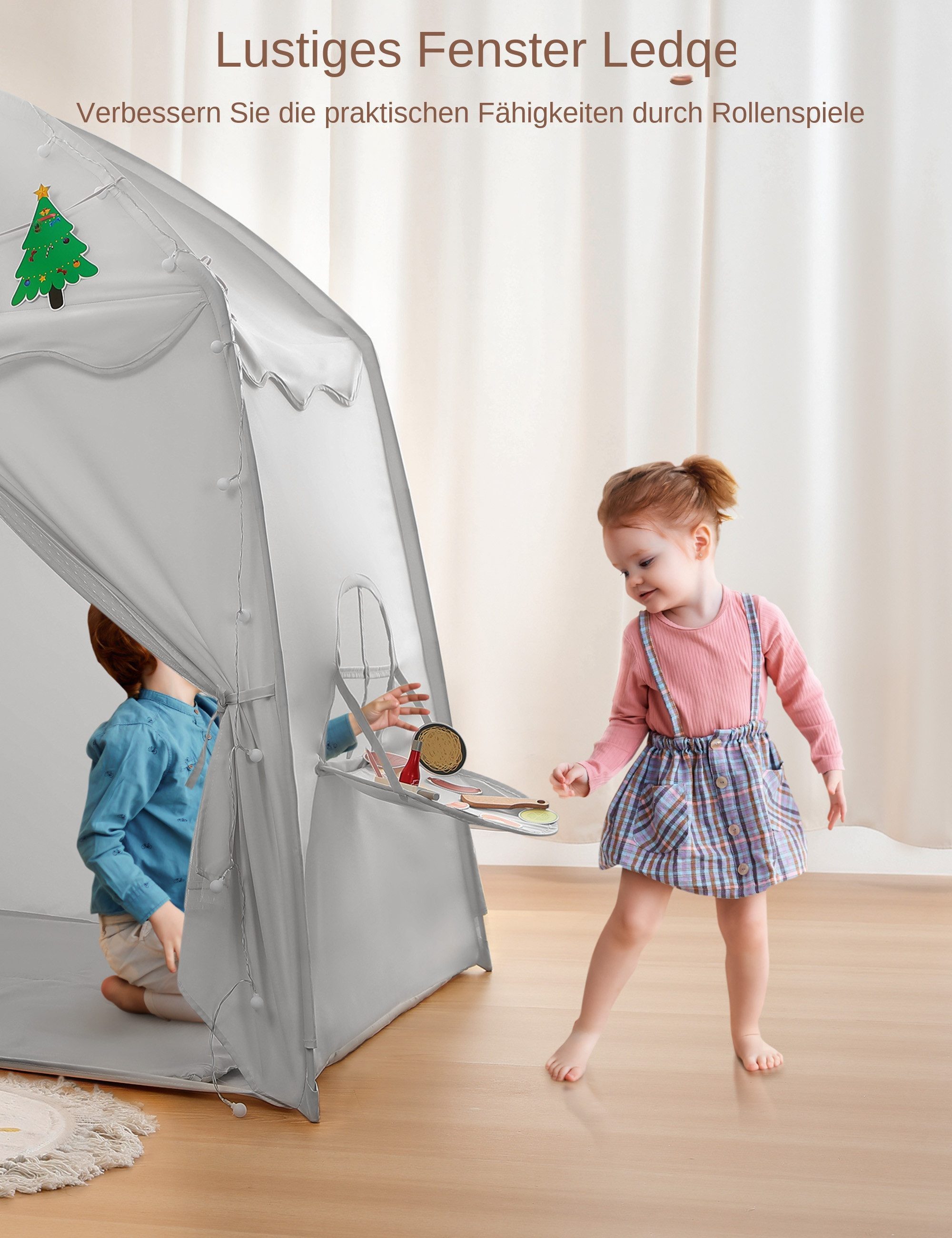 besrey Spielzelt Kinderzelt Spielhaus Bettzelt XXL günstig online kaufen