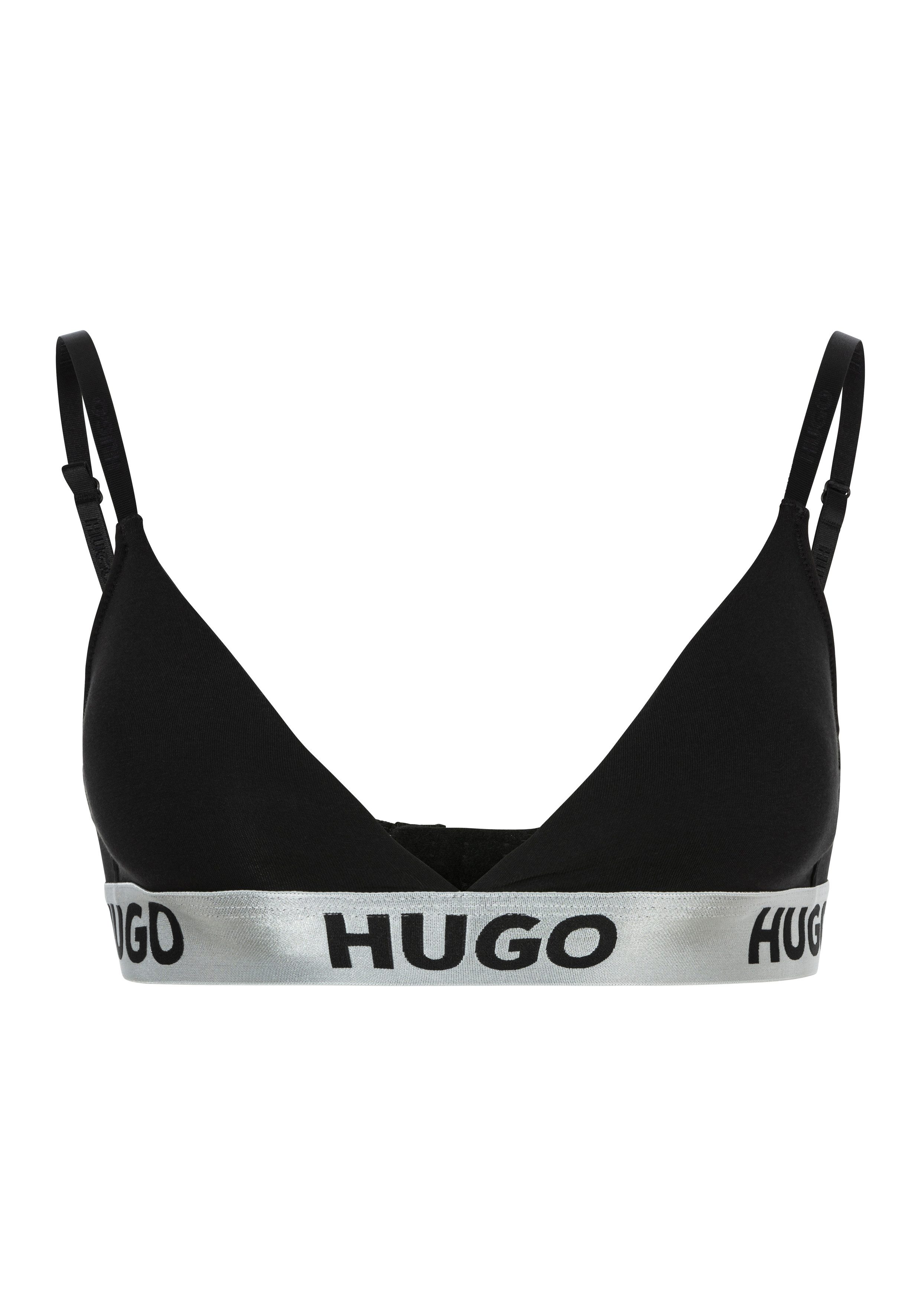 HUGO Triangel-BH TRIANGLE SPORTY LOGO elastisch günstig online kaufen