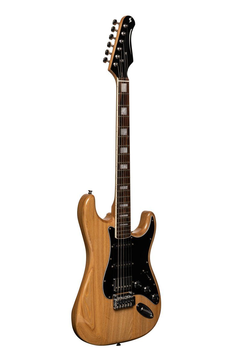 E-Gitarre SES-60 NAT E-Gitarre mit Korpus aus massiver Erle