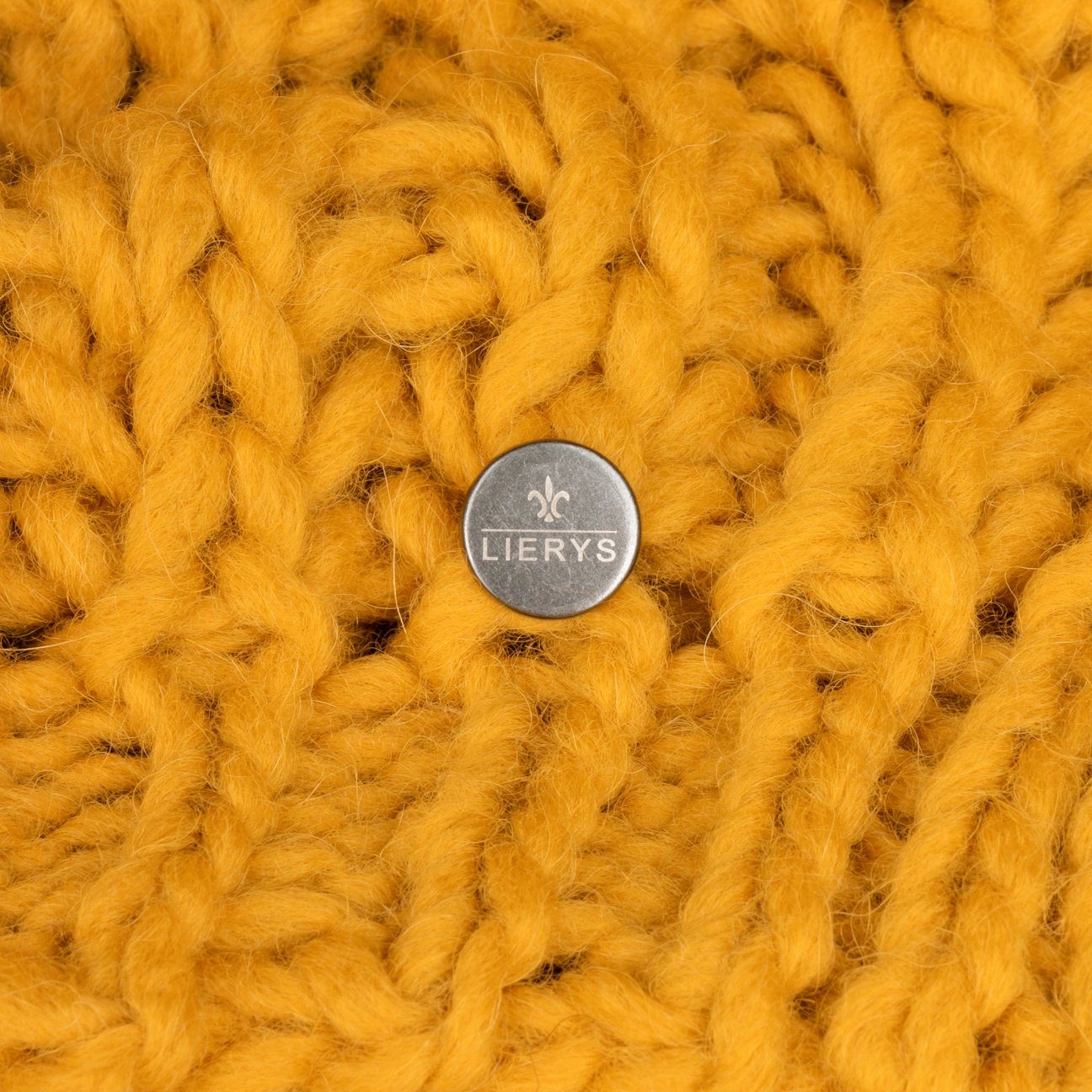 Lierys Strickschal, (1-St), Schal, gelb in Germany Made