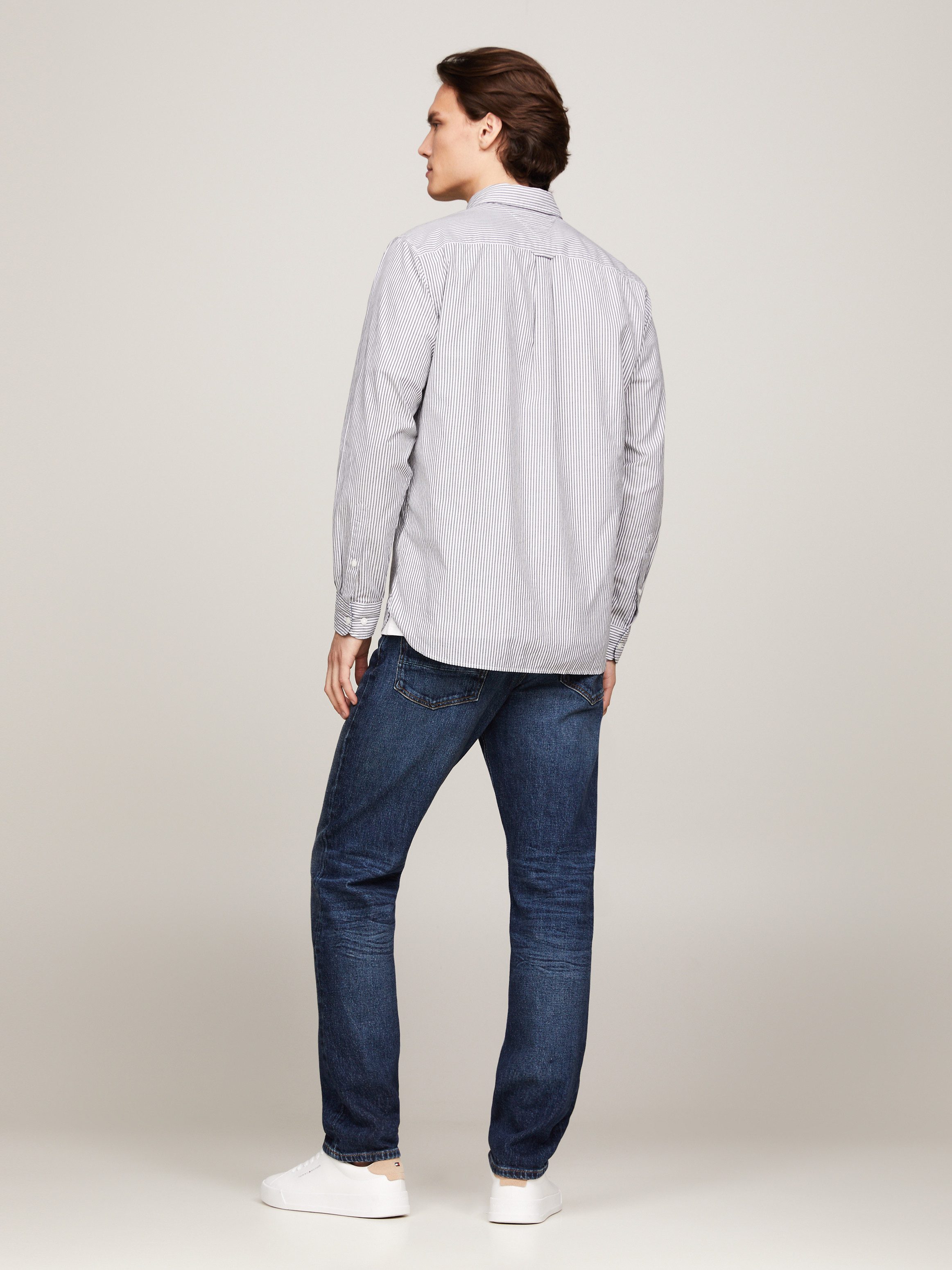 Tommy Hilfiger Businesshemd NAT. SOFT EASY STRIPE Regular Fit SHIRT