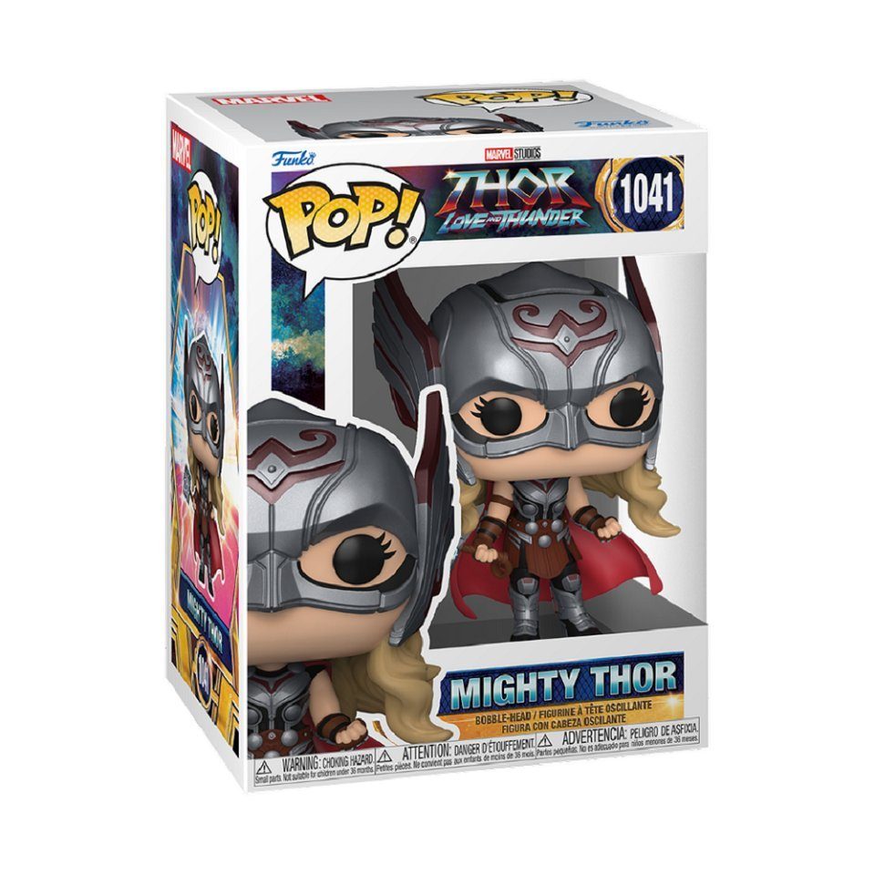 #1041 & Mighty Funko Marvel: - Thunder Thor Actionfigur POP! Thor Love Funko