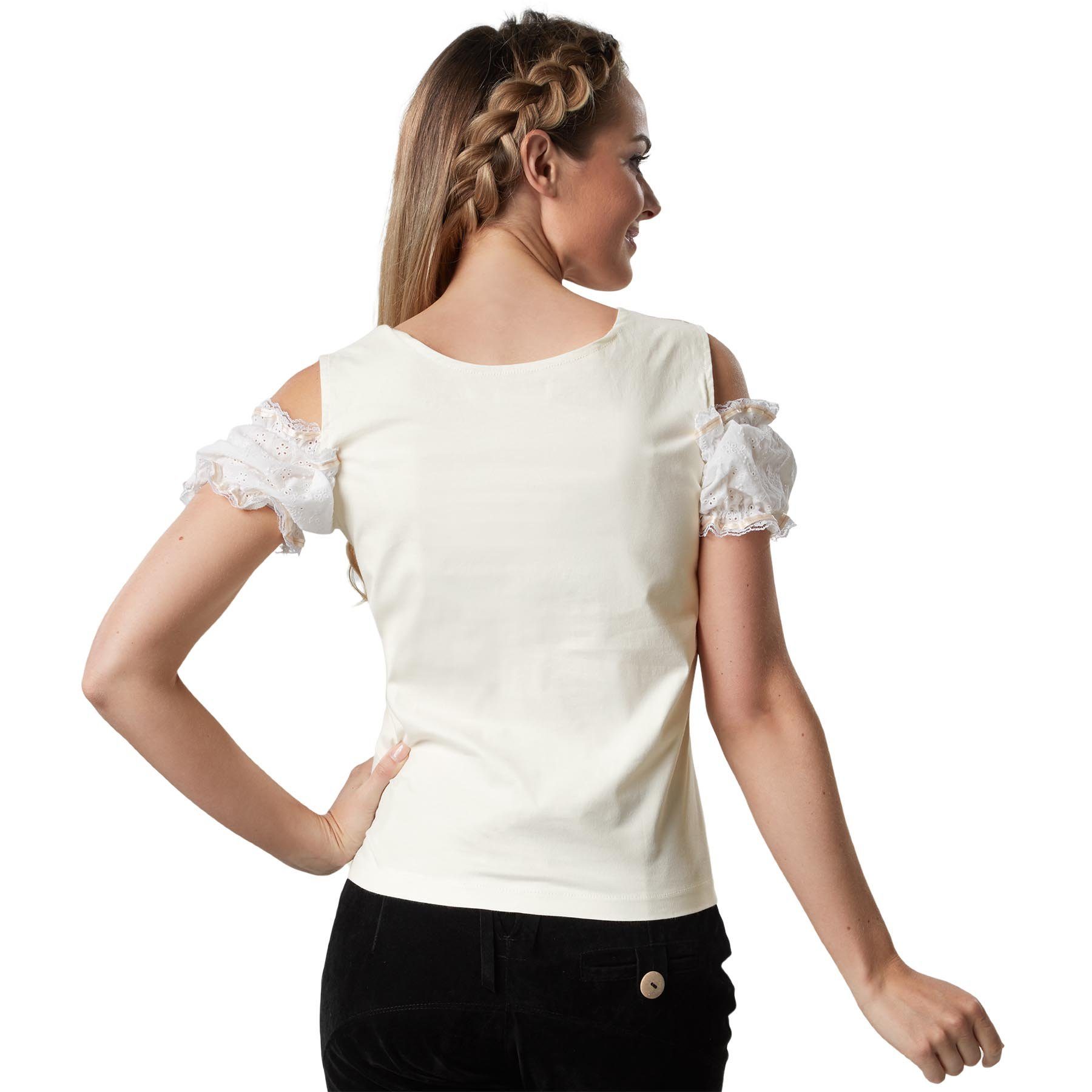 tectake Trachtenbluse Trachtenbluse Traudl