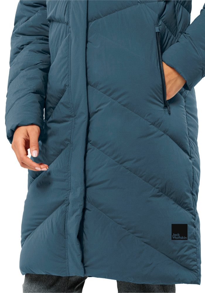 Jack Wolfskin Daunenmantel MARIENPLATZ COAT W RDS Daunenmantel, warm, winddicht und wasserabweisend