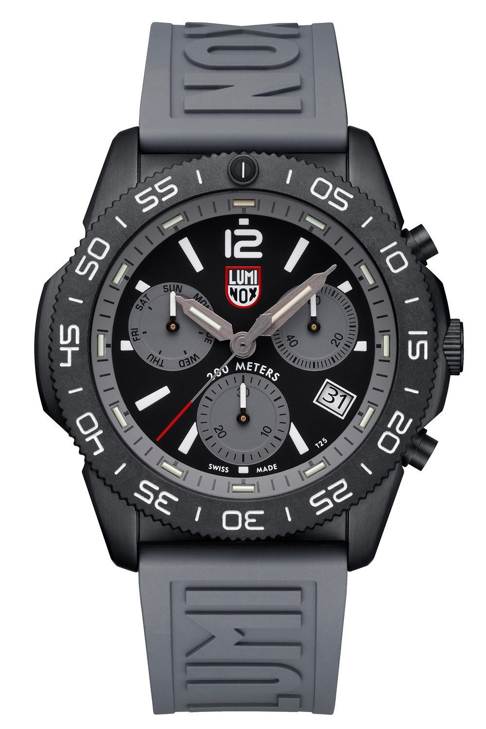 Luminox Quarzuhr Chronograph Pacific Diver Grau