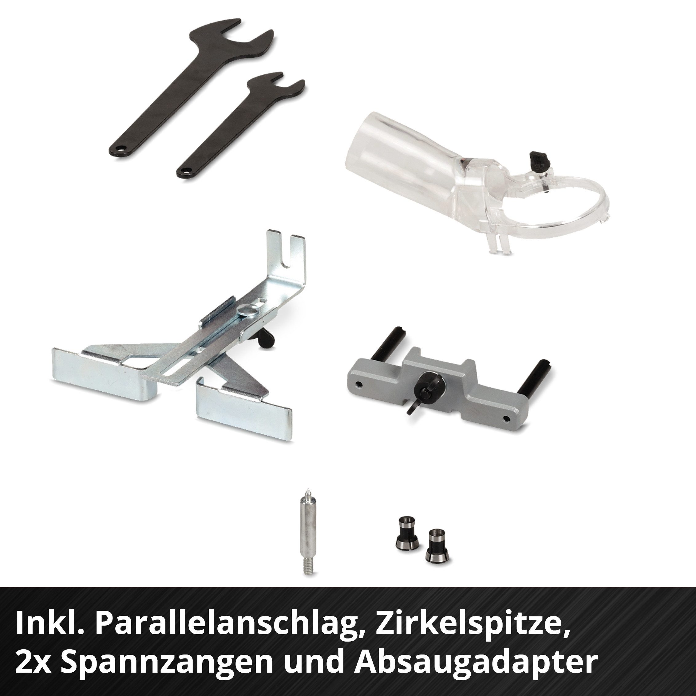 Einhell Akku-Fräse TP-RO 18 Li BL - Solo, Oberfräse ohne Akku und Ladegerät – Bild 4 von 5