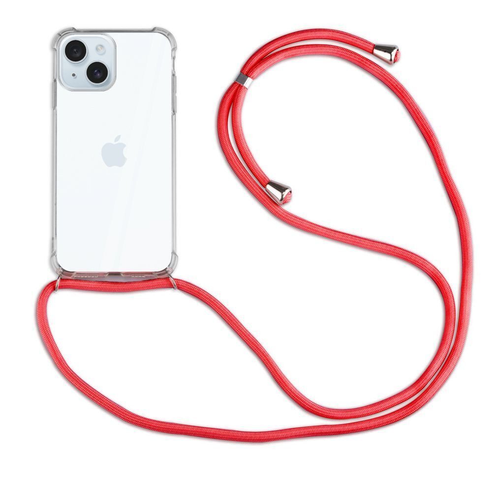 betterfon Handykette für Apple iPhone 15/ Pro/ Pro Max/ Plus Handyhülle mit Band & Kordel, Hände frei – mit Silikonhülle & Schnur für flexiblen Alltag