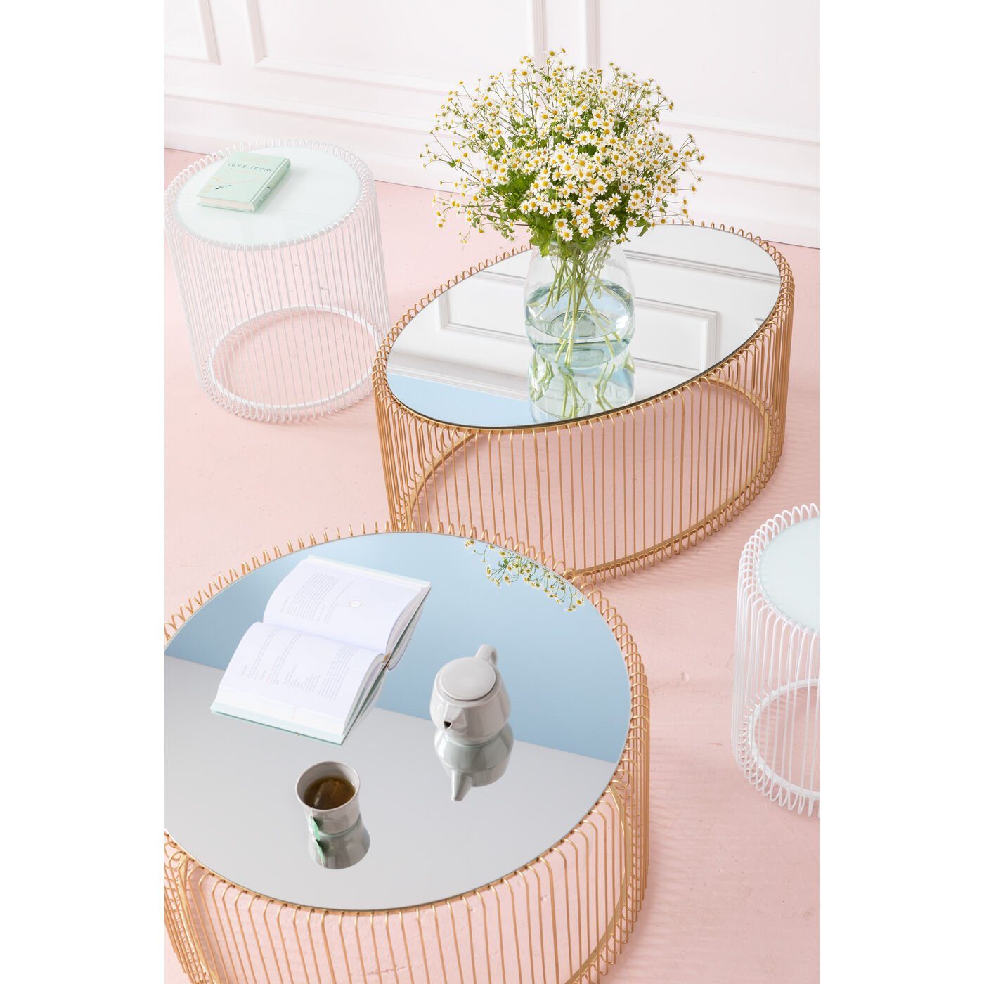Kare Design Couchtisch Wire, 60x90x40.50 cm günstig online kaufen