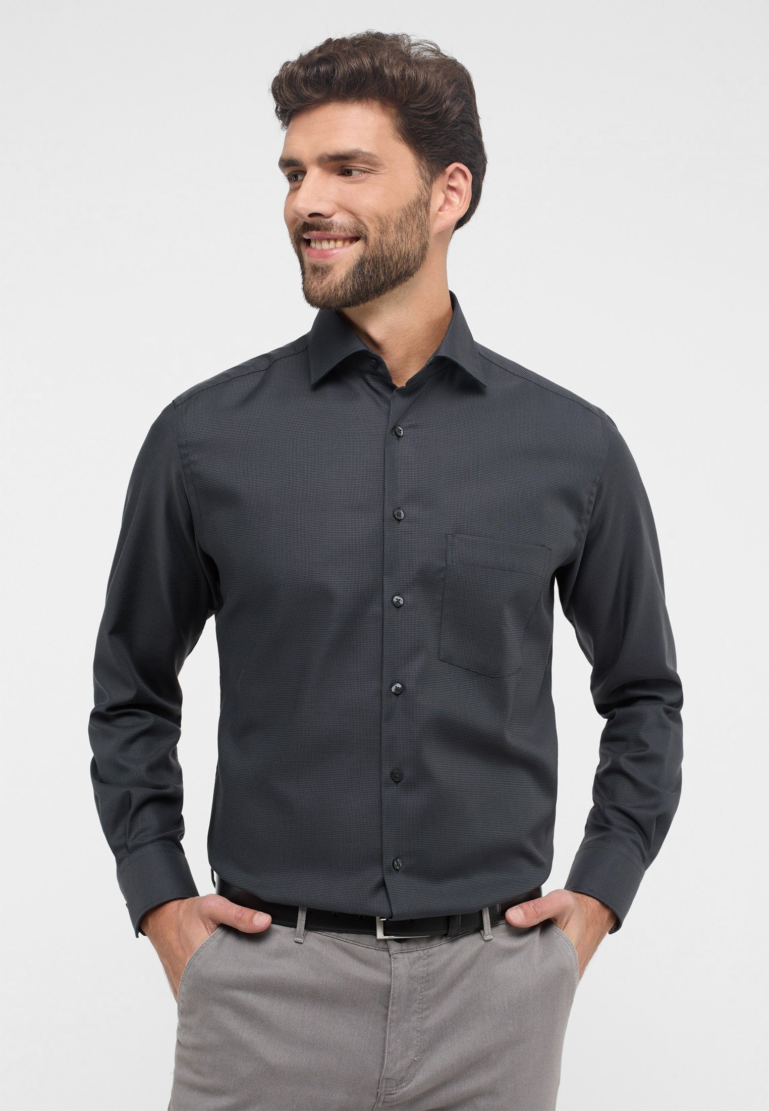 Eterna Langarmhemd MODERN FIT NON IRON günstig online kaufen