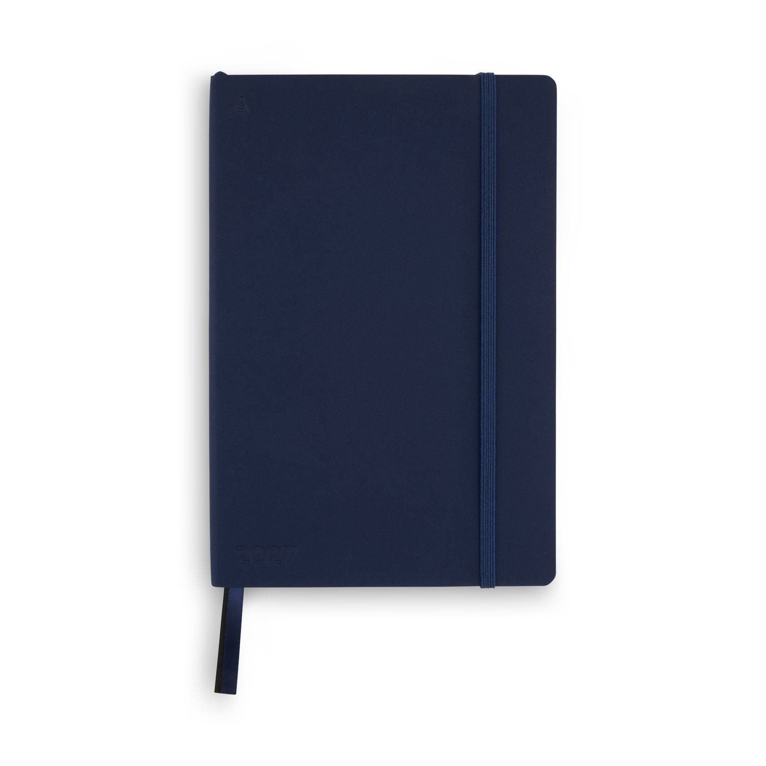 Buchkalender Plan A Kalender A5 Softcover Navy Blue