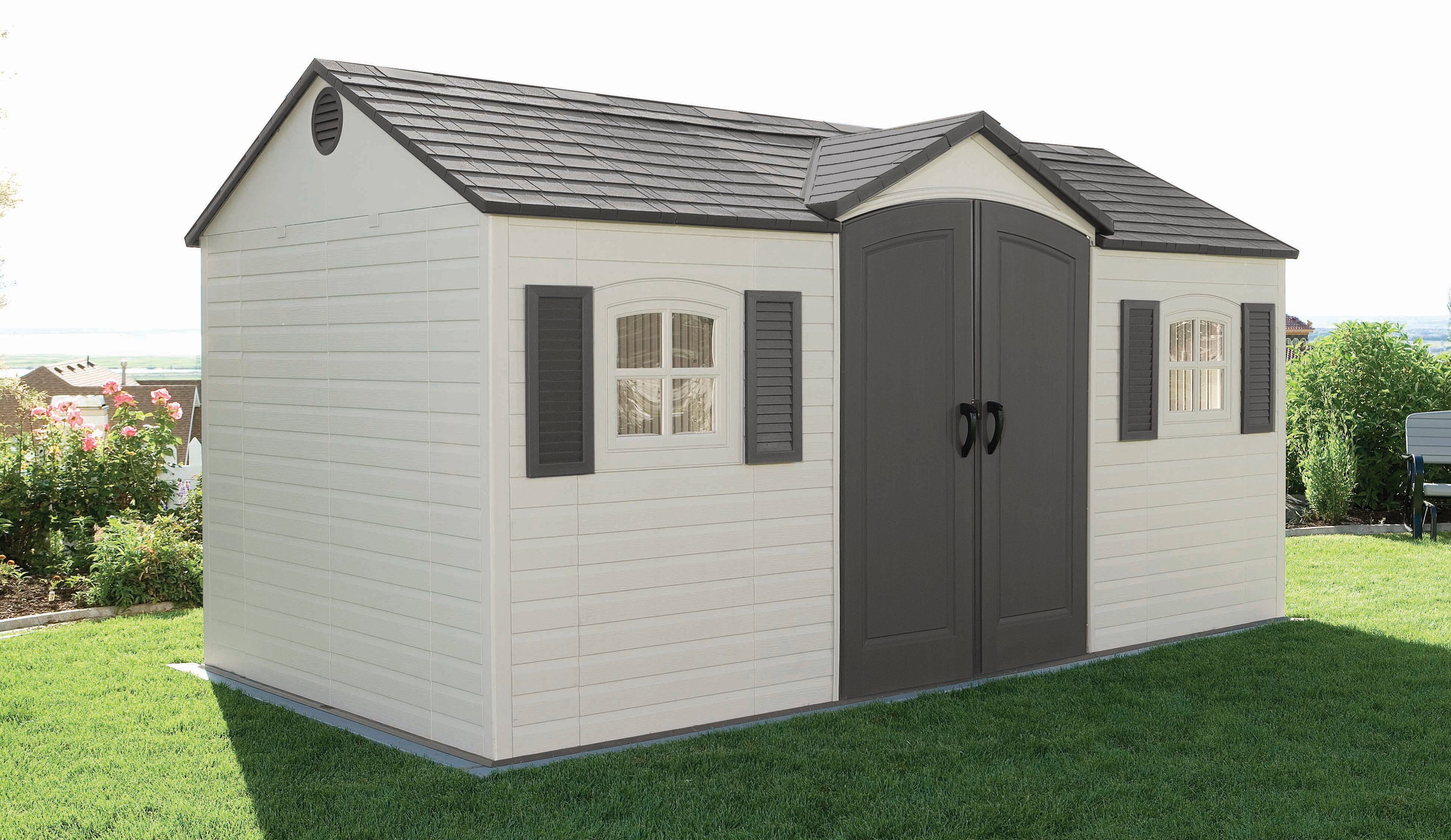 Lifetime Kunststoffhaus Garten Villa Bxt 457x244 Cm 26 Mm