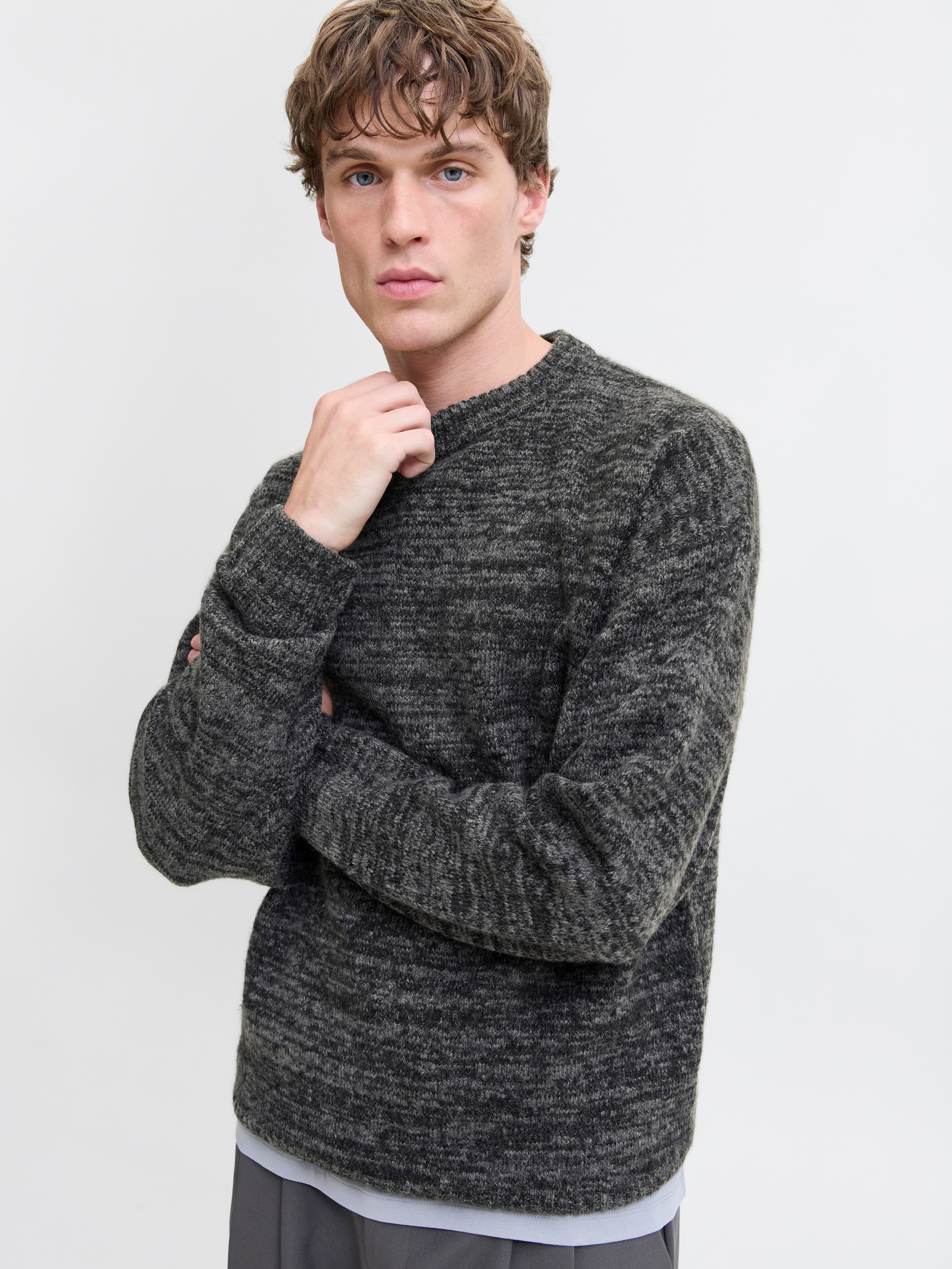 Jack & Jones Strickpullover JJESOHO OLLIE KNIT CREW NECK SN günstig online kaufen