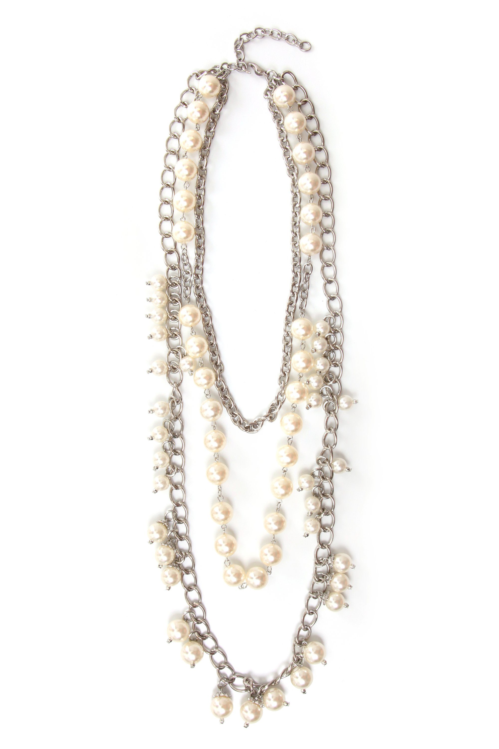 COLLEZIONE ALESSANDRO Lange Kette Paris, mit unterschiedlichen Perlen