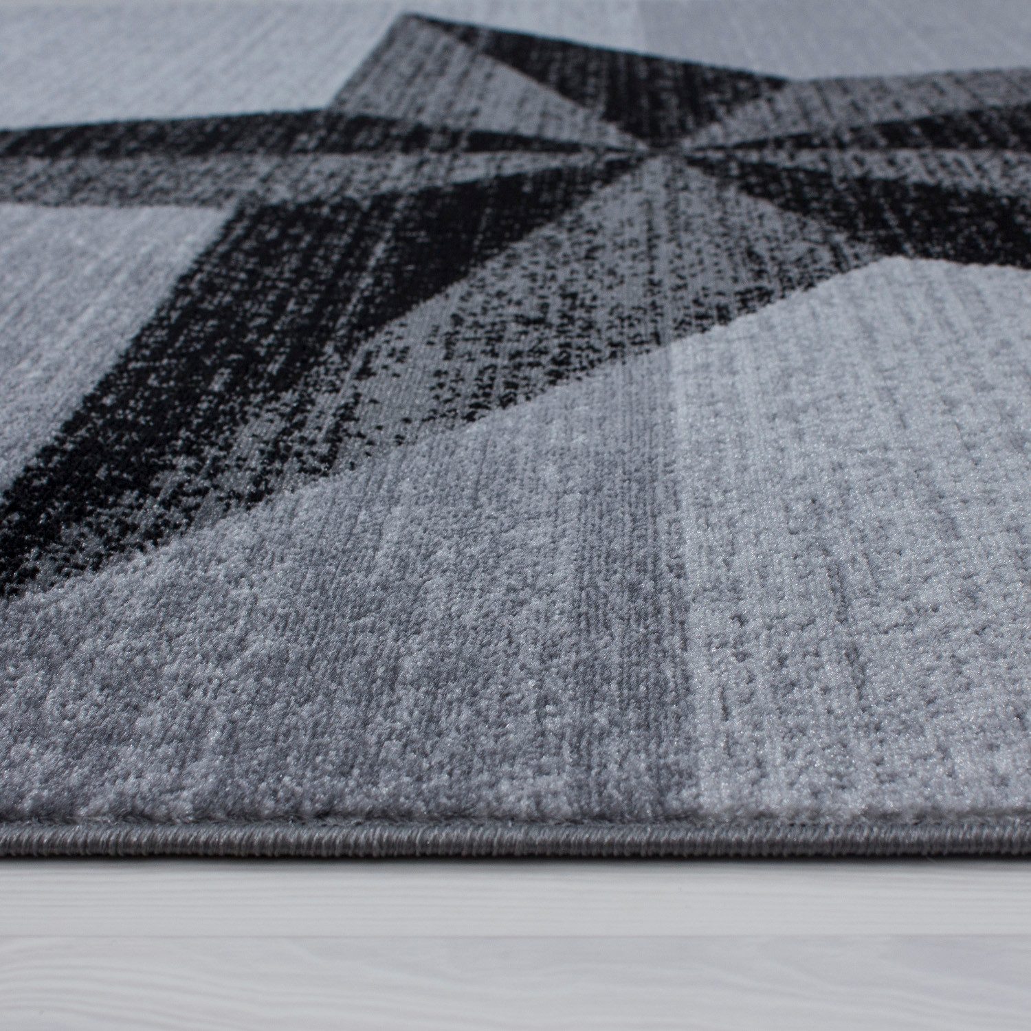 Carpettex Kurzflor-Bettumrandung Sterne-Design, Höhe 6 mm, günstig online kaufen
