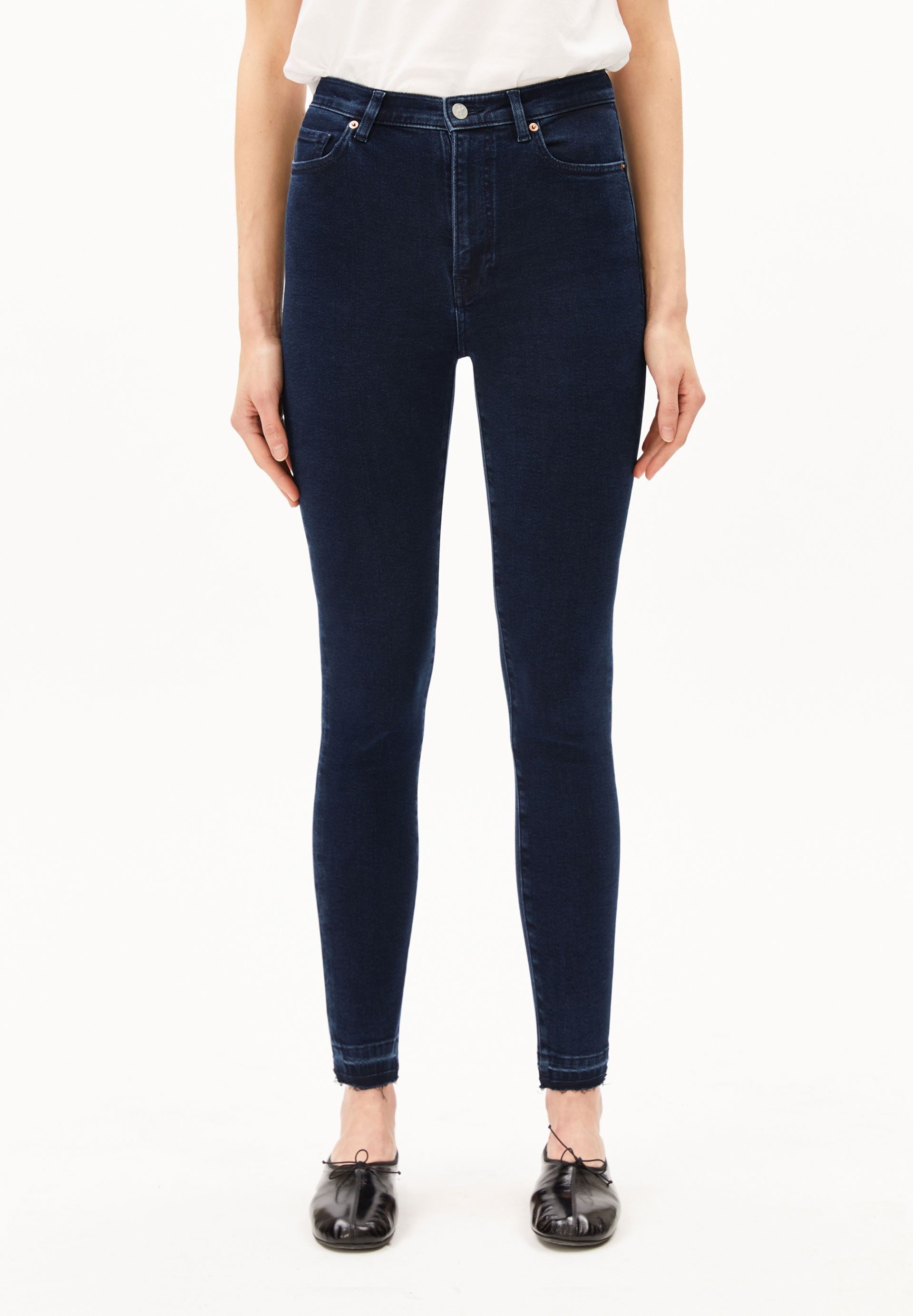 Armedangels Skinny-fit-Jeans INGAA Jeans aus Bio-Baumwoll Mix X-Stretch (X-Stretch) High waist