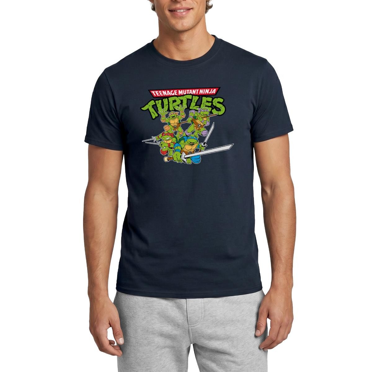 T-Shirt Teenage Mutant Ninja Turtles Logo Männer T-Shirt