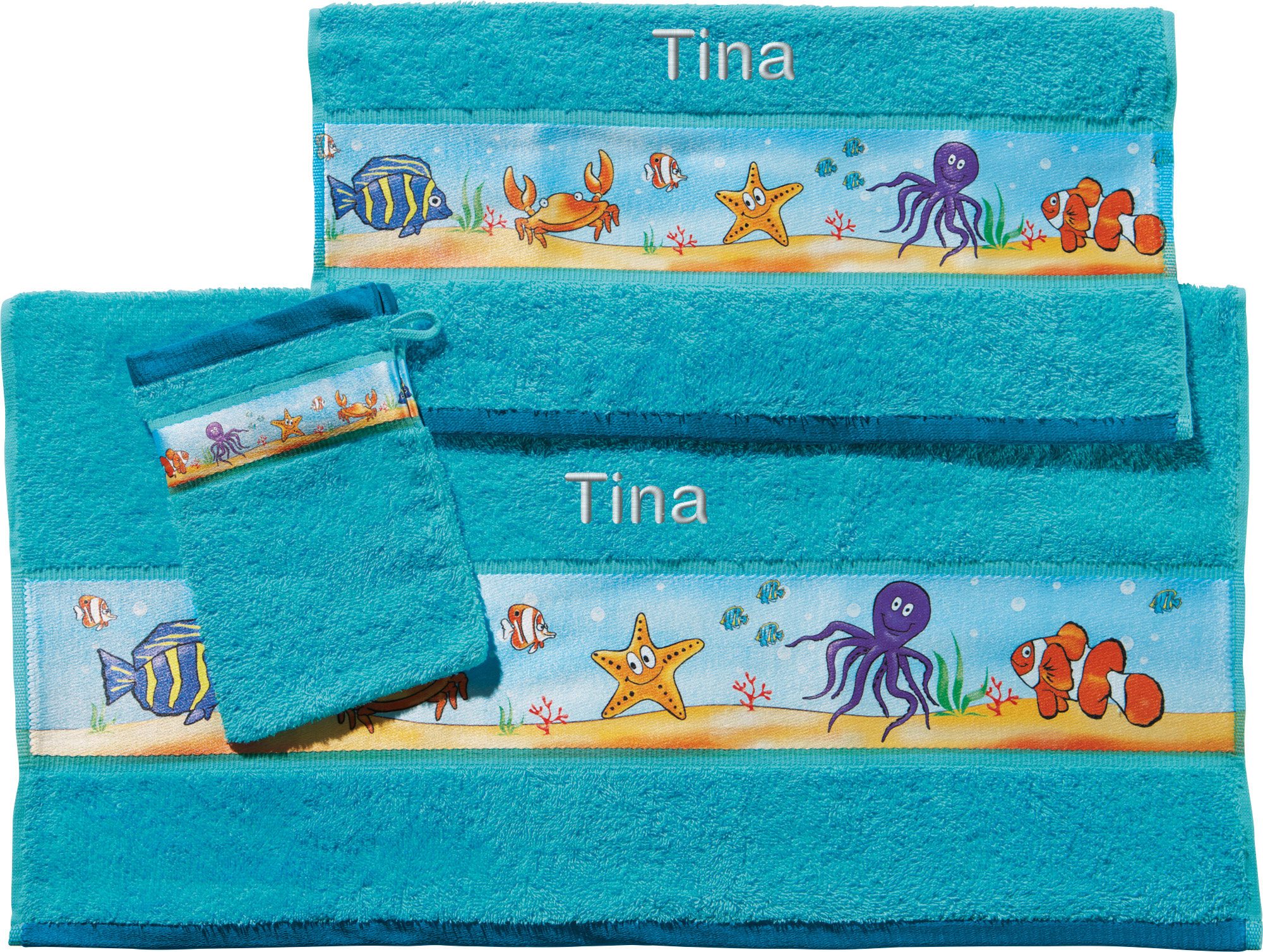 Erwin Müller Handtücher Kinder-Frottier-Set 3-tlg., Walk-Frottier günstig online kaufen