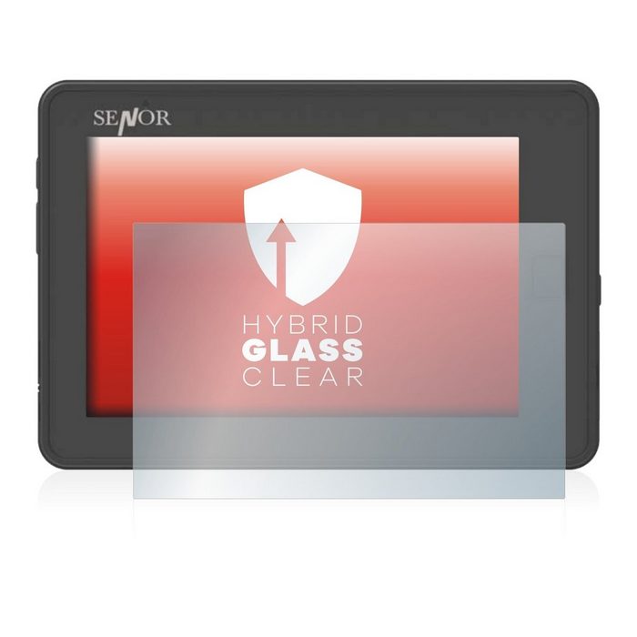 upscreen flexible Panzerglasfolie für Senor Hygrolion Tab MPC 10.1" Displayschutzglas Schutzglas Glasfolie klar