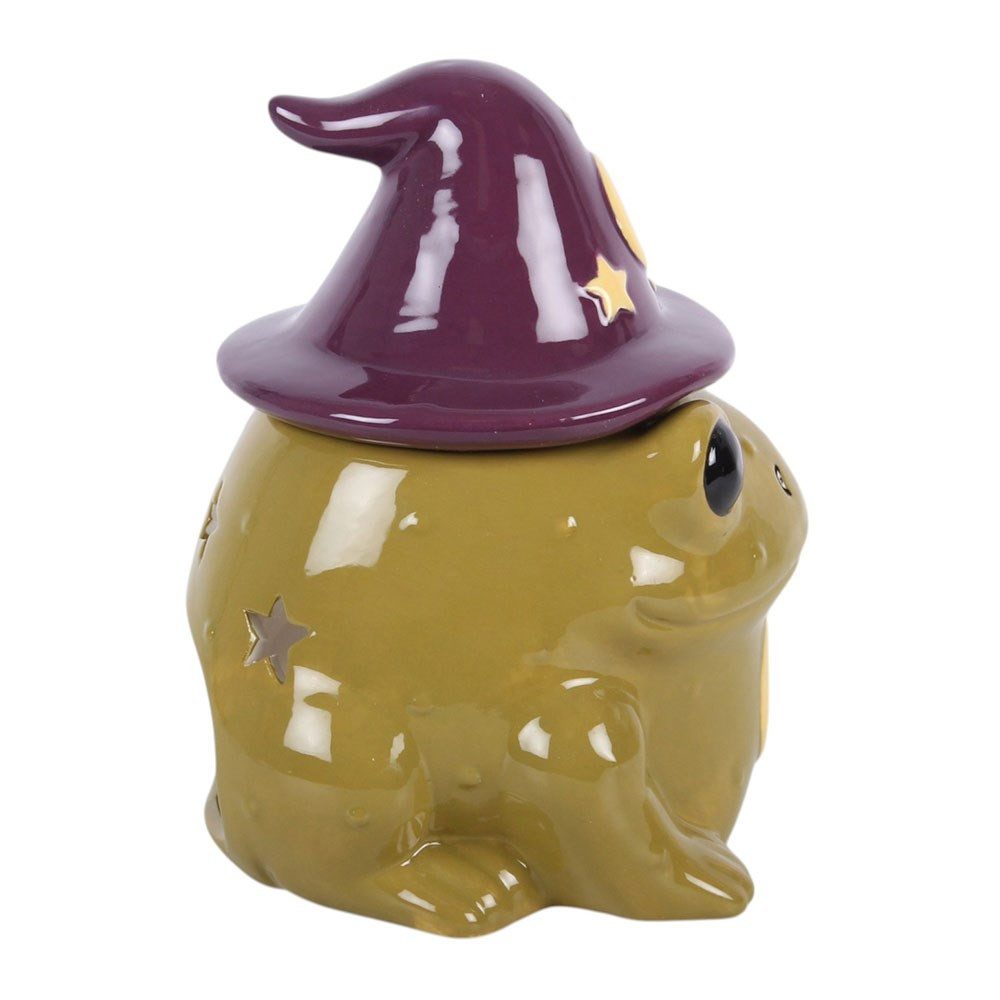 Something Different Duftlampe Fantasy Duftlampe "Wizard Frog" Halloween vintage Deko Frosch