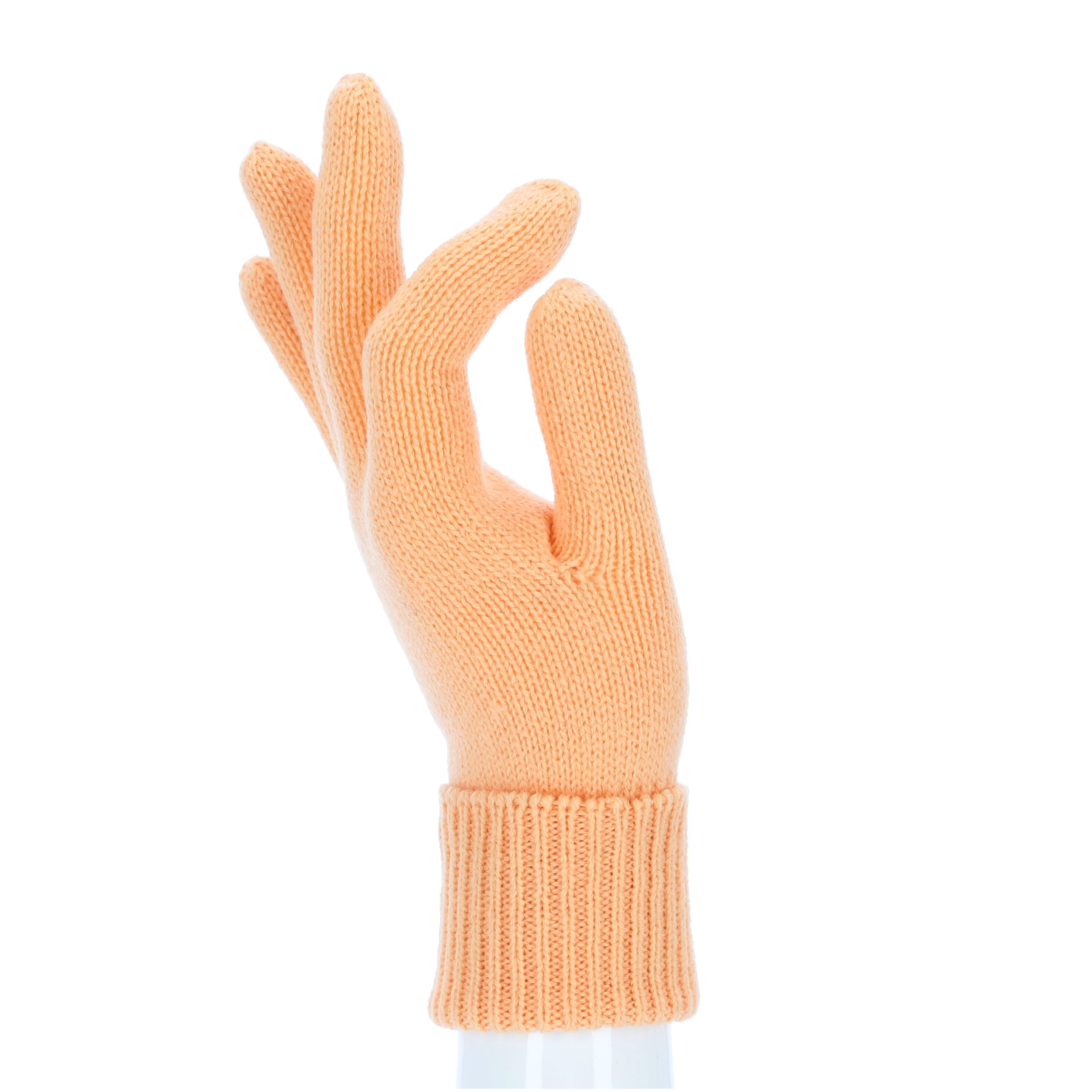 halsüberkopf Accessoires Strickhandschuhe Feinstrick in tollen Farben! apricot