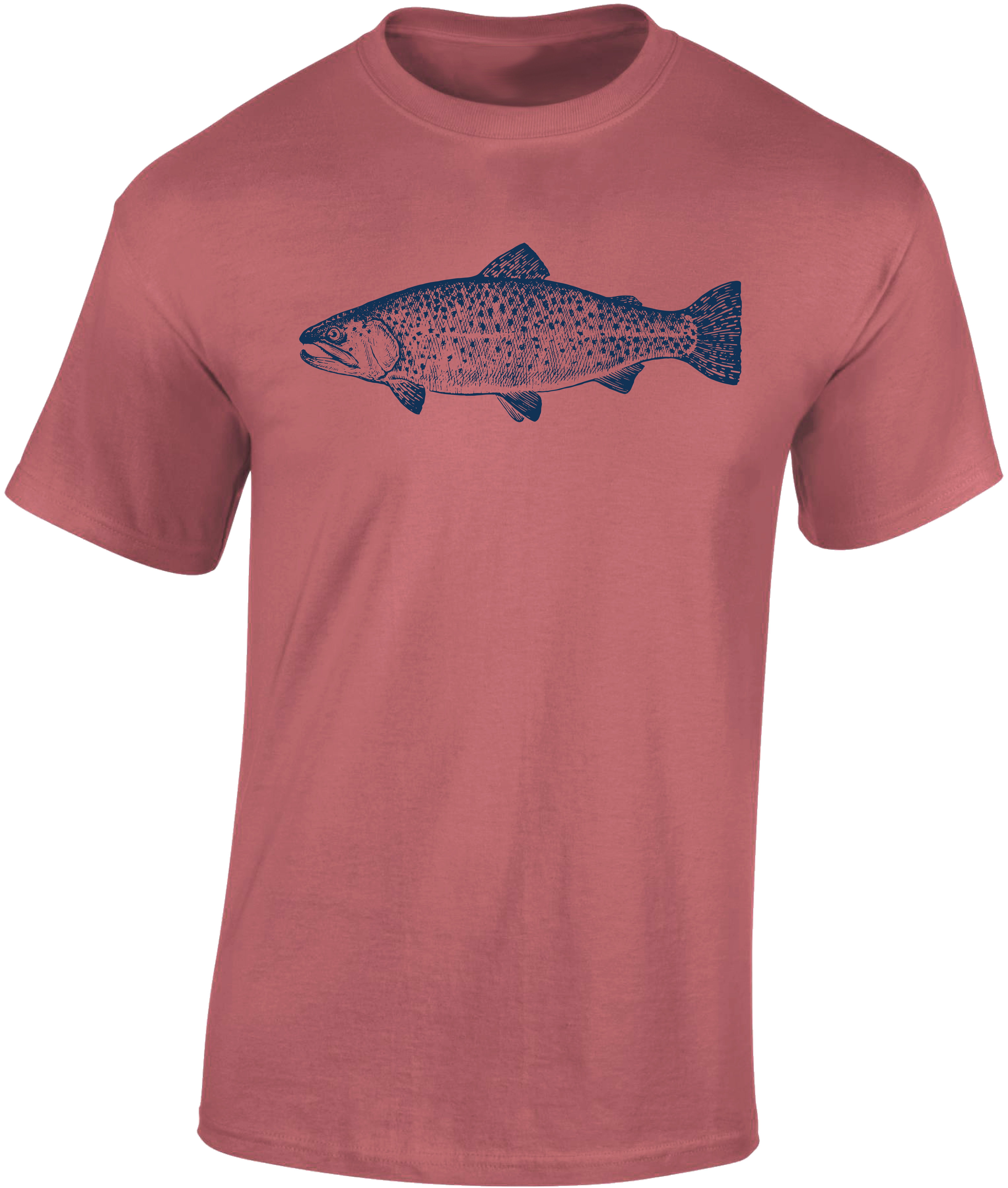 Print-Shirt "Forelle" - Angler T-Shirt - Angelkleidung - Angel Zubehör - Geschenk