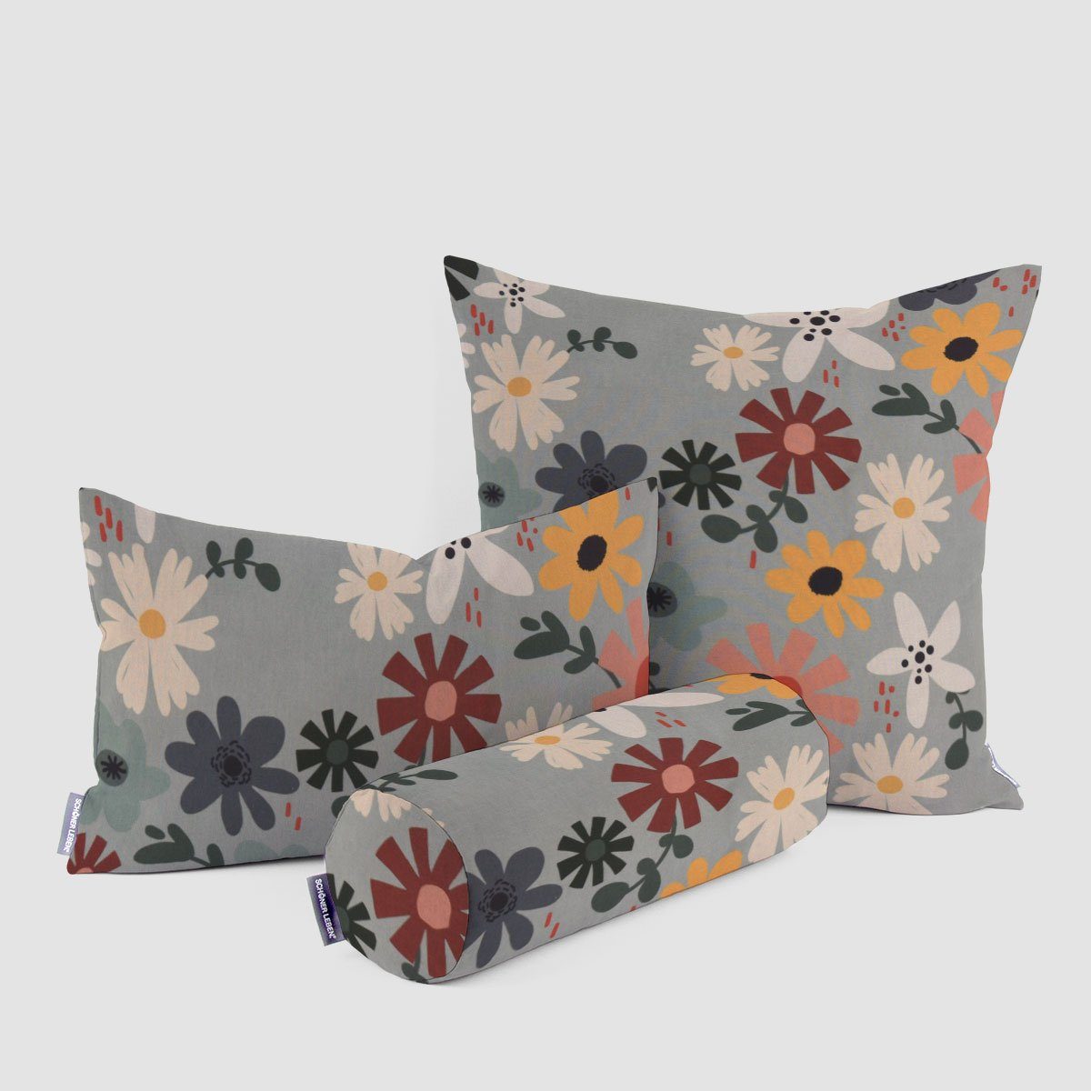 SCHÖNER LEBEN. Dekokissen SCHÖNER LEBEN. Kissenhülle Blumen Blüten mint bun günstig online kaufen