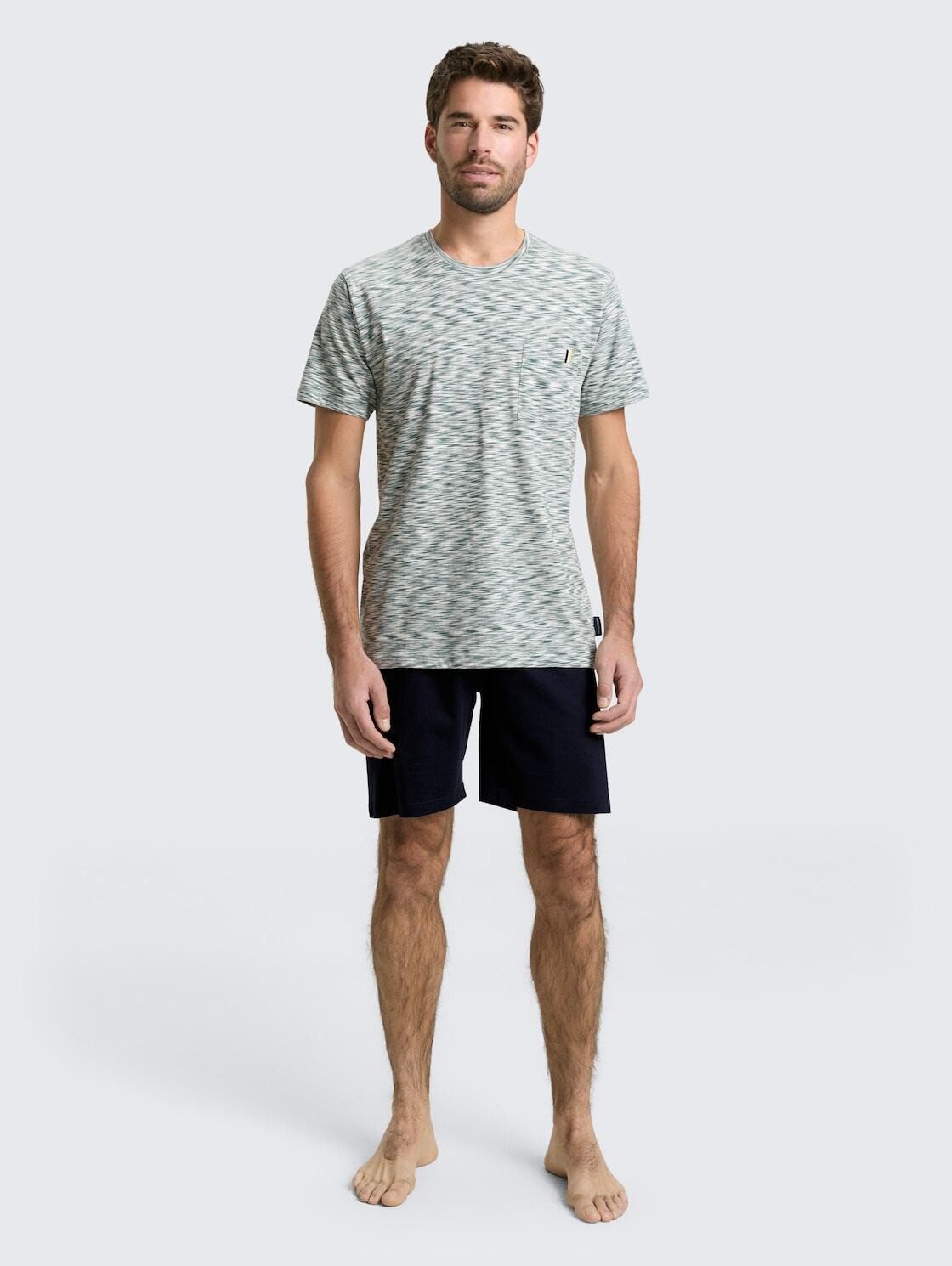 TOM TAILOR Boxershorts Unterwäsche (im Set) Pyjama-Set mit Muster