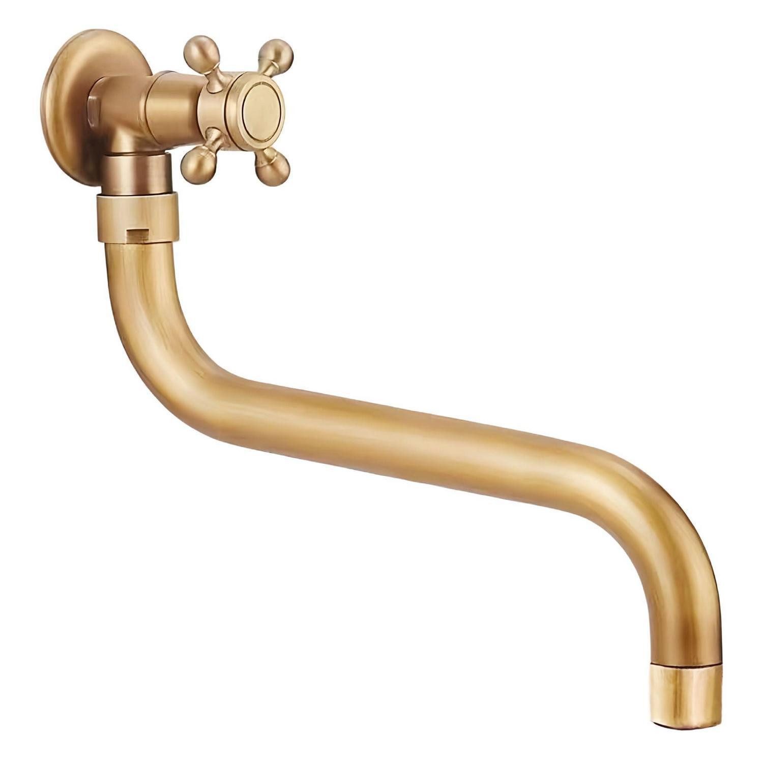LuxusKollektion Unterputzarmatur Wasserhahn Wand Kaltwasser Antik (1-St)