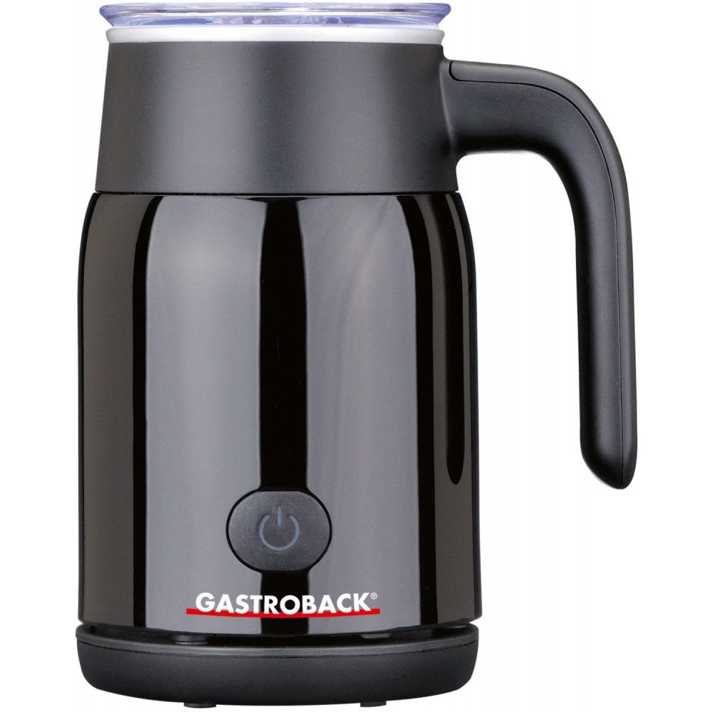 Gastroback Milchaufschäumer Gastroback Latte Magic Milchaufschäumer schwarz