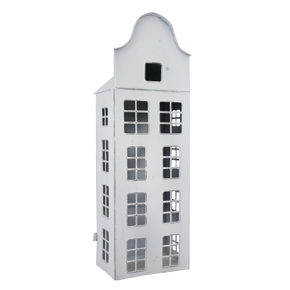 Grafelstein Kerzenlaterne Laterne MAISON weiß shabby chic Metallhaus zum Be günstig online kaufen