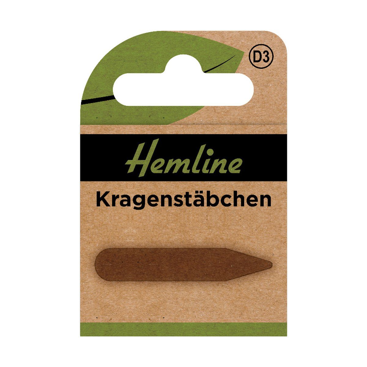 Hemline Stoff Kragenstäbchen 12 Stück