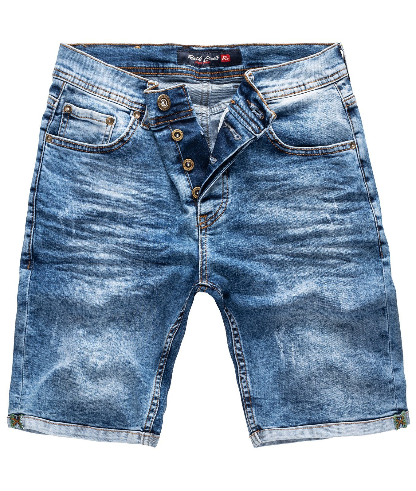 Rock Creek Jeansshorts Herren Shorts Denim günstig online kaufen