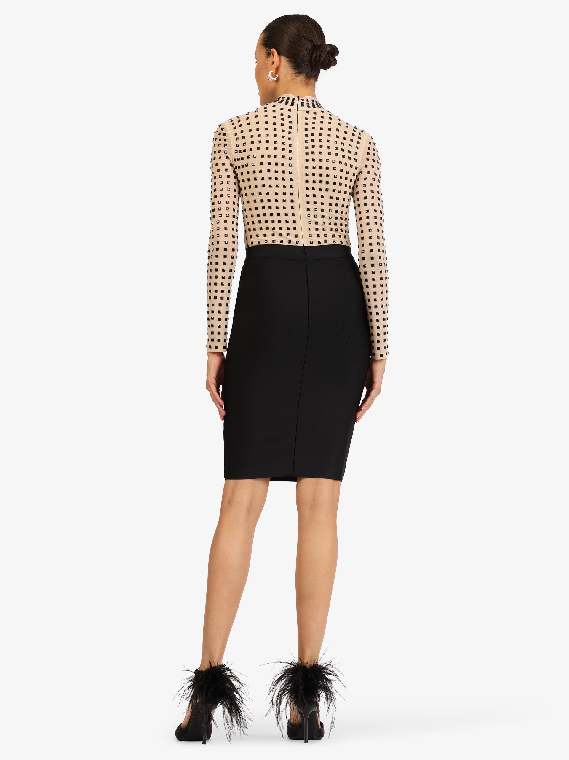 Kraimod Abendkleid mit Stehkragen