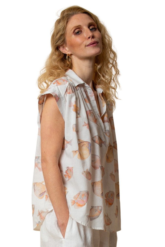 Emily Van Den Bergh Schlupfbluse Damenbluse 8956-630