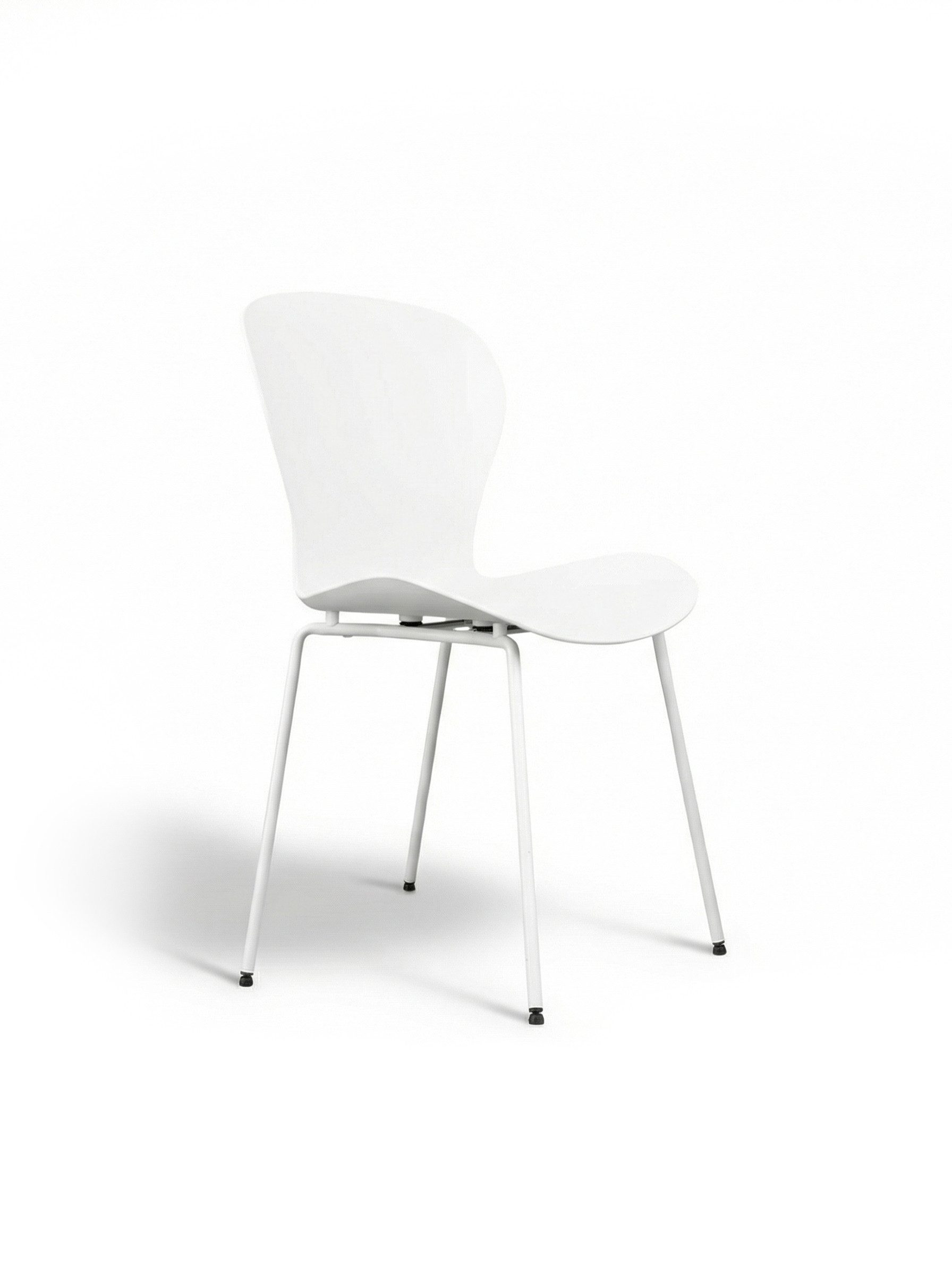 faee Esszimmerstuhl Vän, Sitzschale Kunststoff, filigranes Stahlgestell, leicht und flexibel