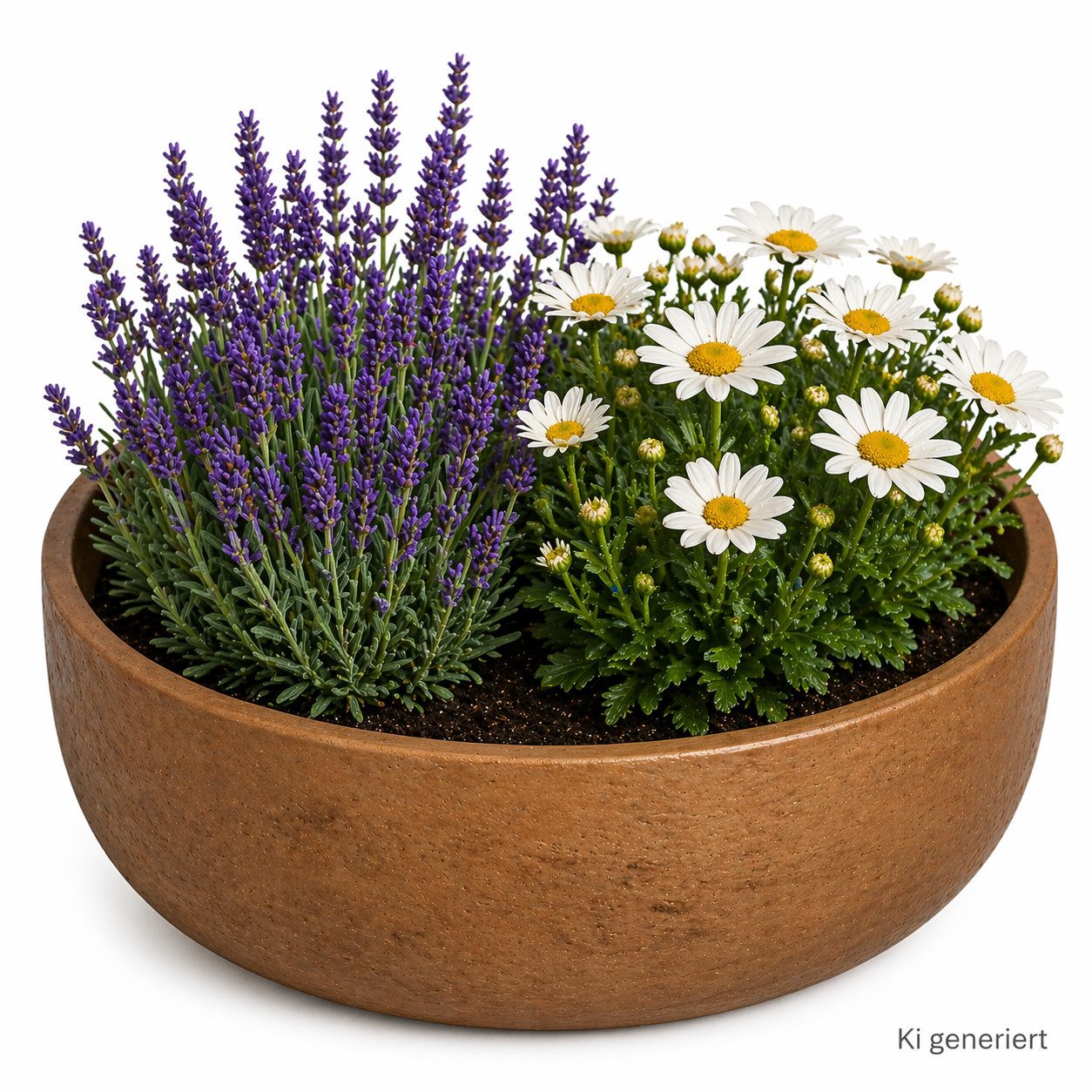MamboCat Dekoschale Ethan Pflanzschale Größe: M Bronze Ø 29 cm Blumen Pflanzen