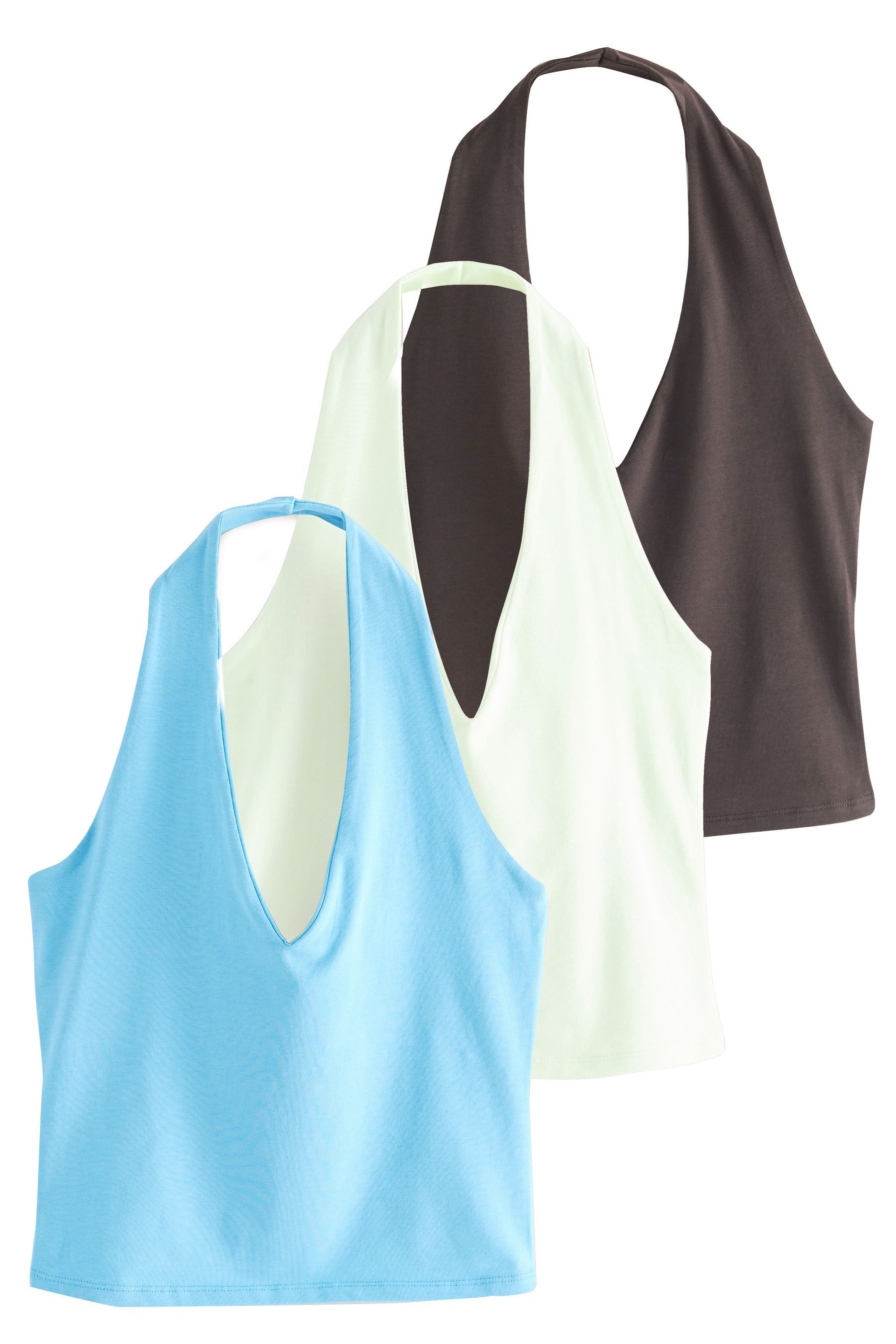 Trägertop Neckholdertops im 3er-Pack